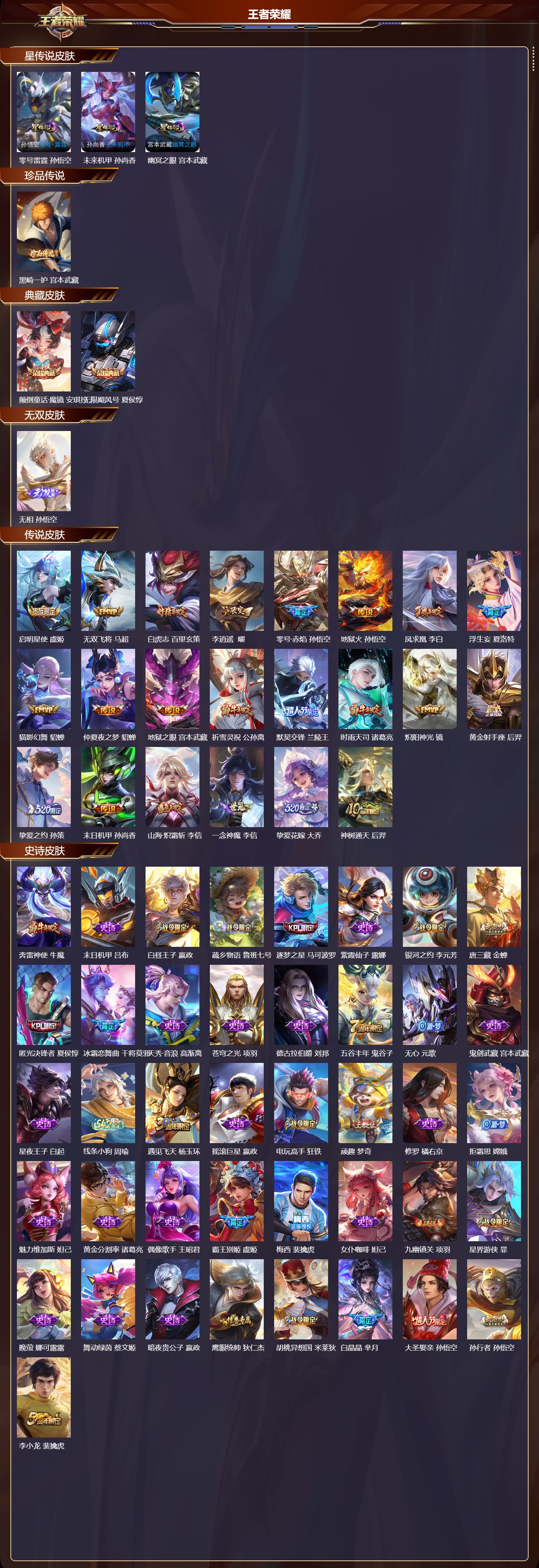 WZQM4267653王者荣耀账号详情图2