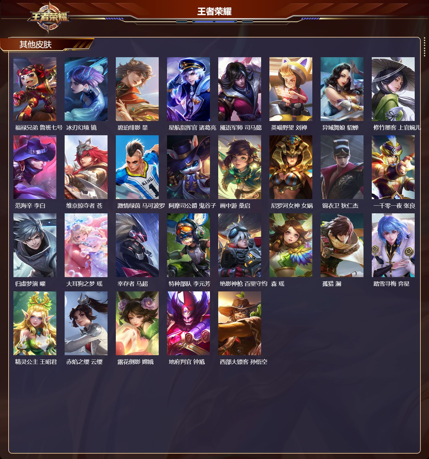 WZQM4267721王者荣耀账号详情图5