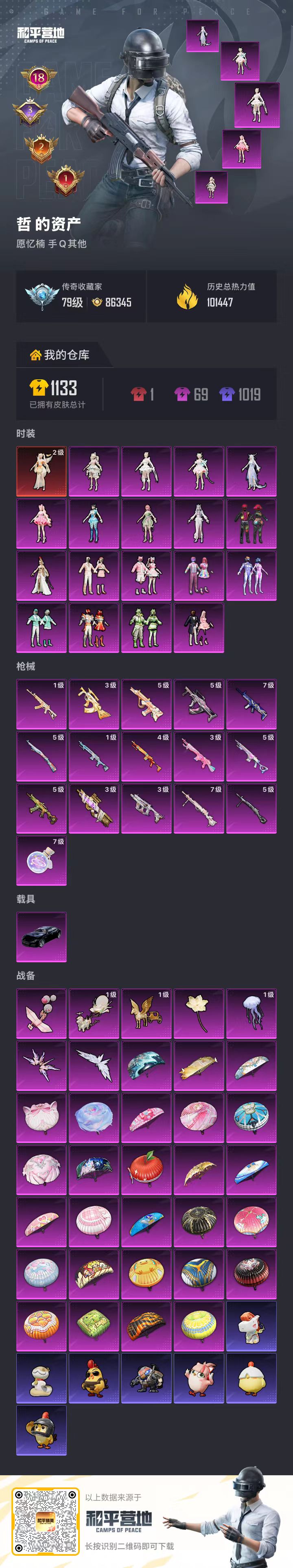 HPSJ4149693和平精英账号详情图2