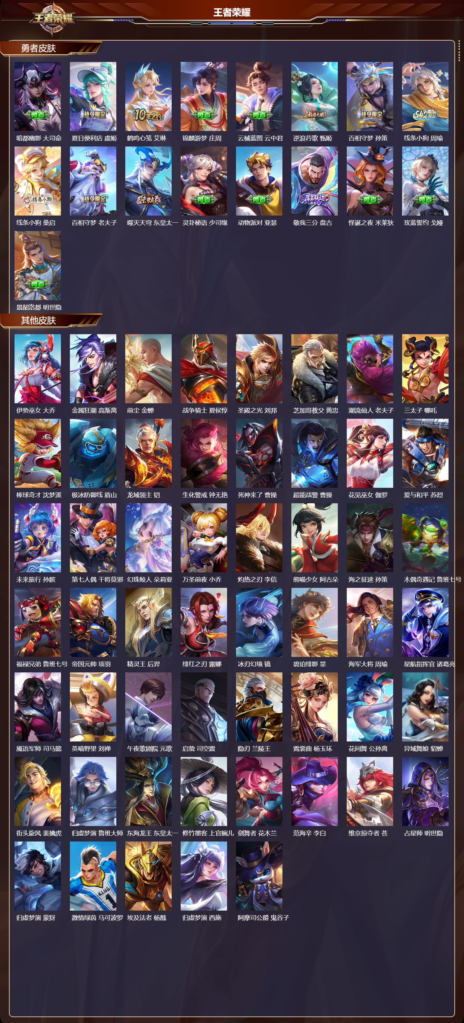 WZMK4267631王者荣耀账号详情图9