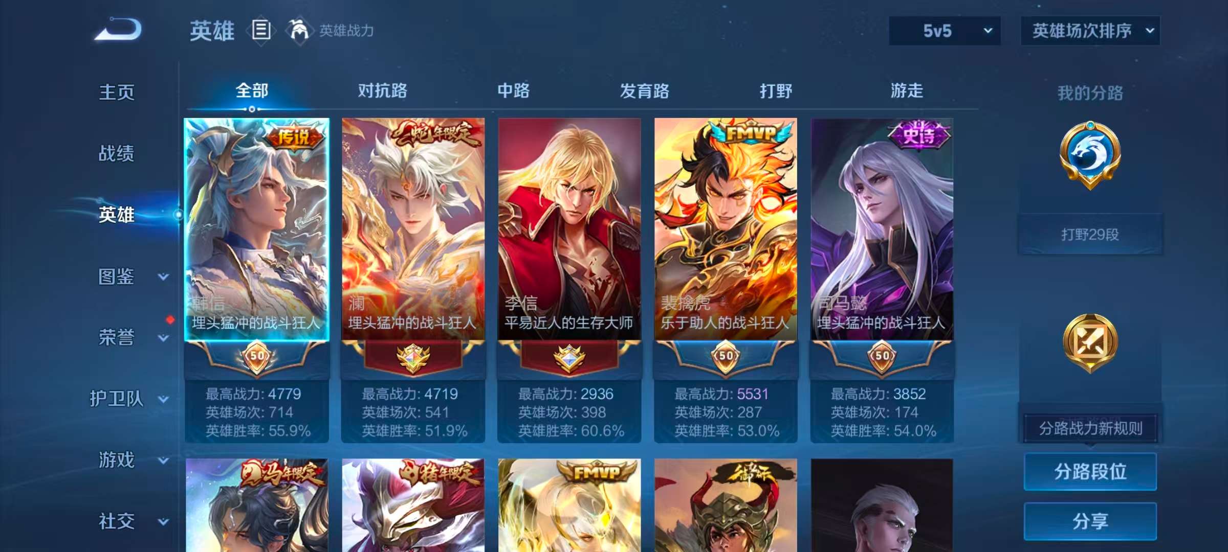 WZCMW4289305王者荣耀账号详情图5