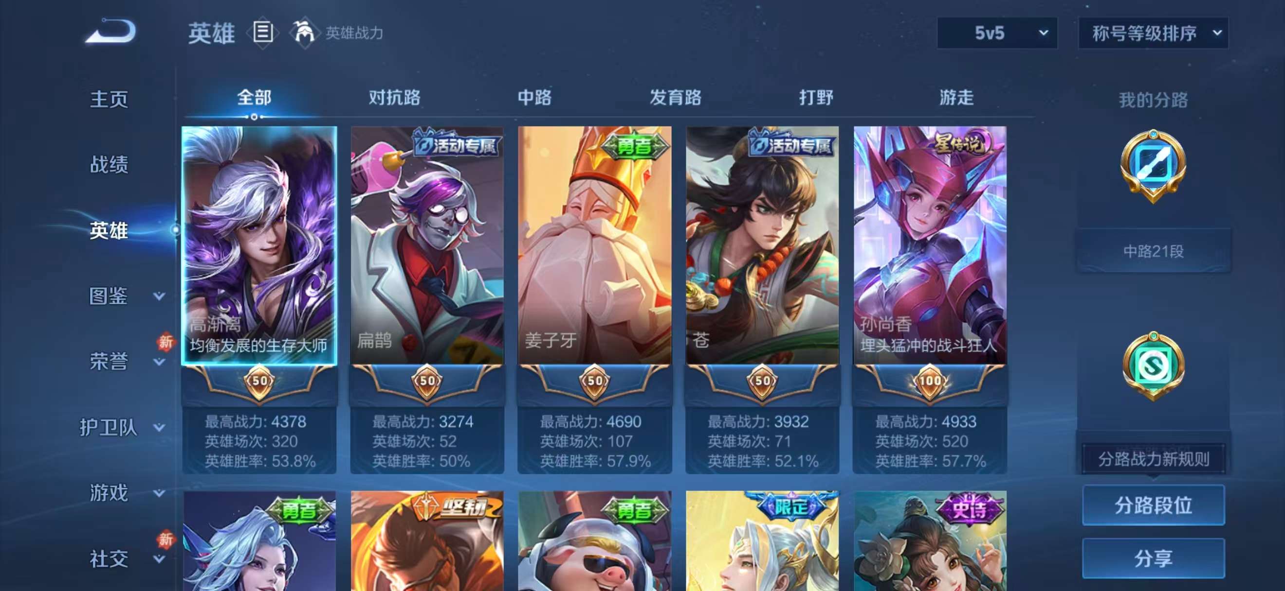 WZCMW4204505王者荣耀账号详情图4