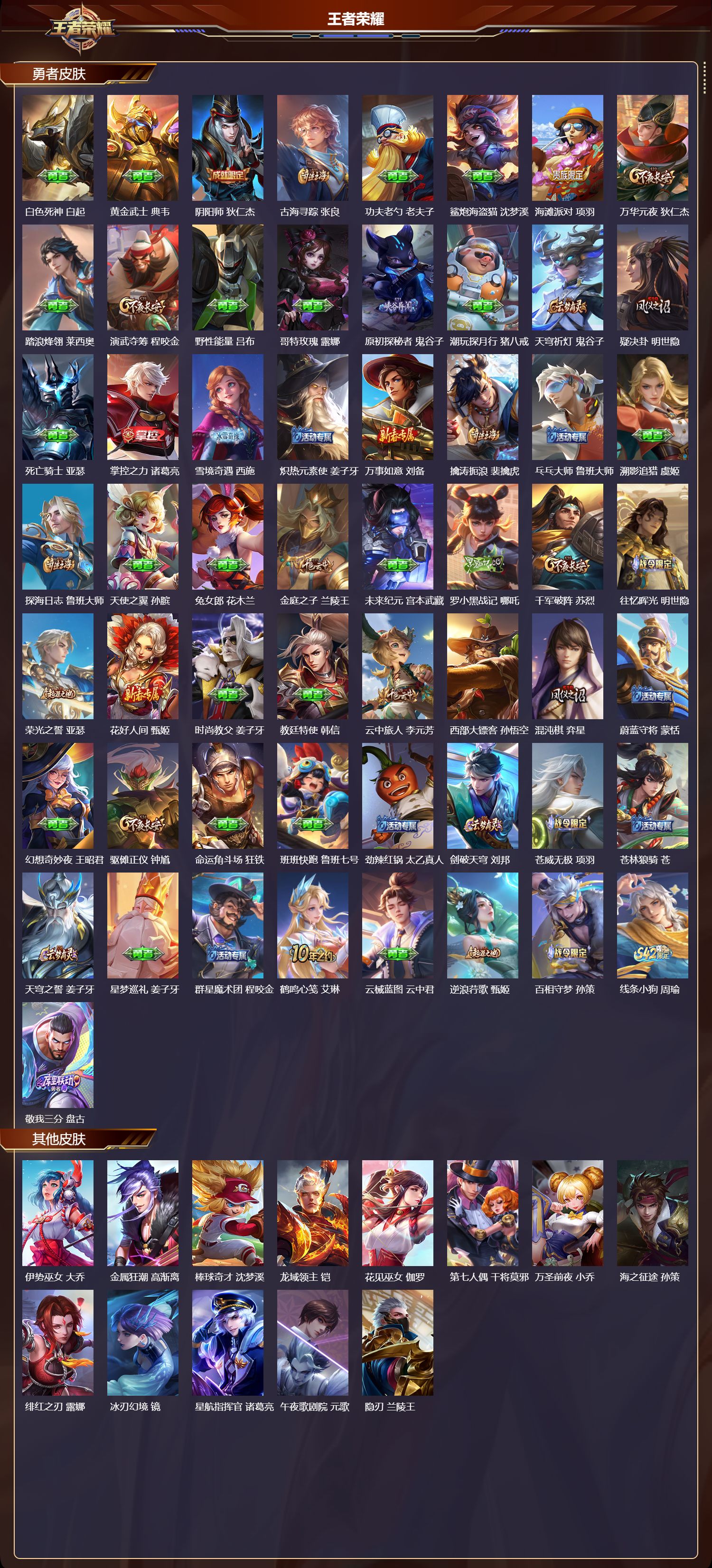 WZMK4200239王者荣耀账号详情图3