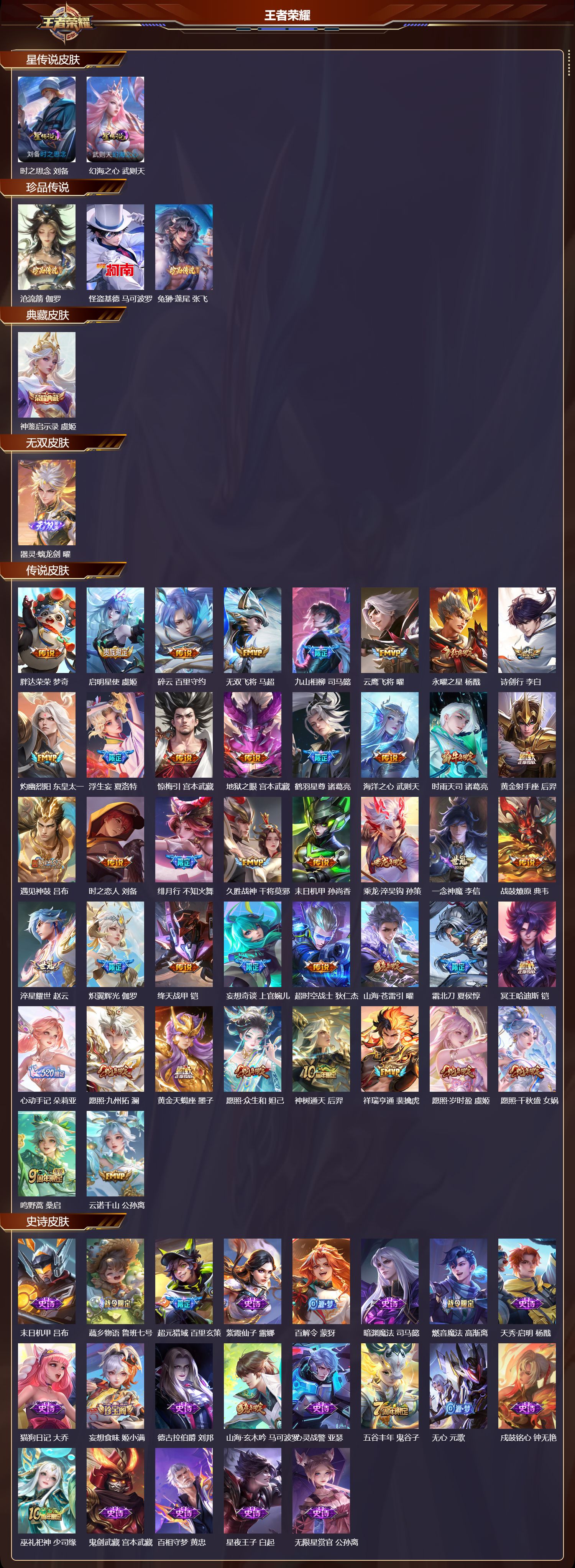 WZQM4198790王者荣耀账号详情图3