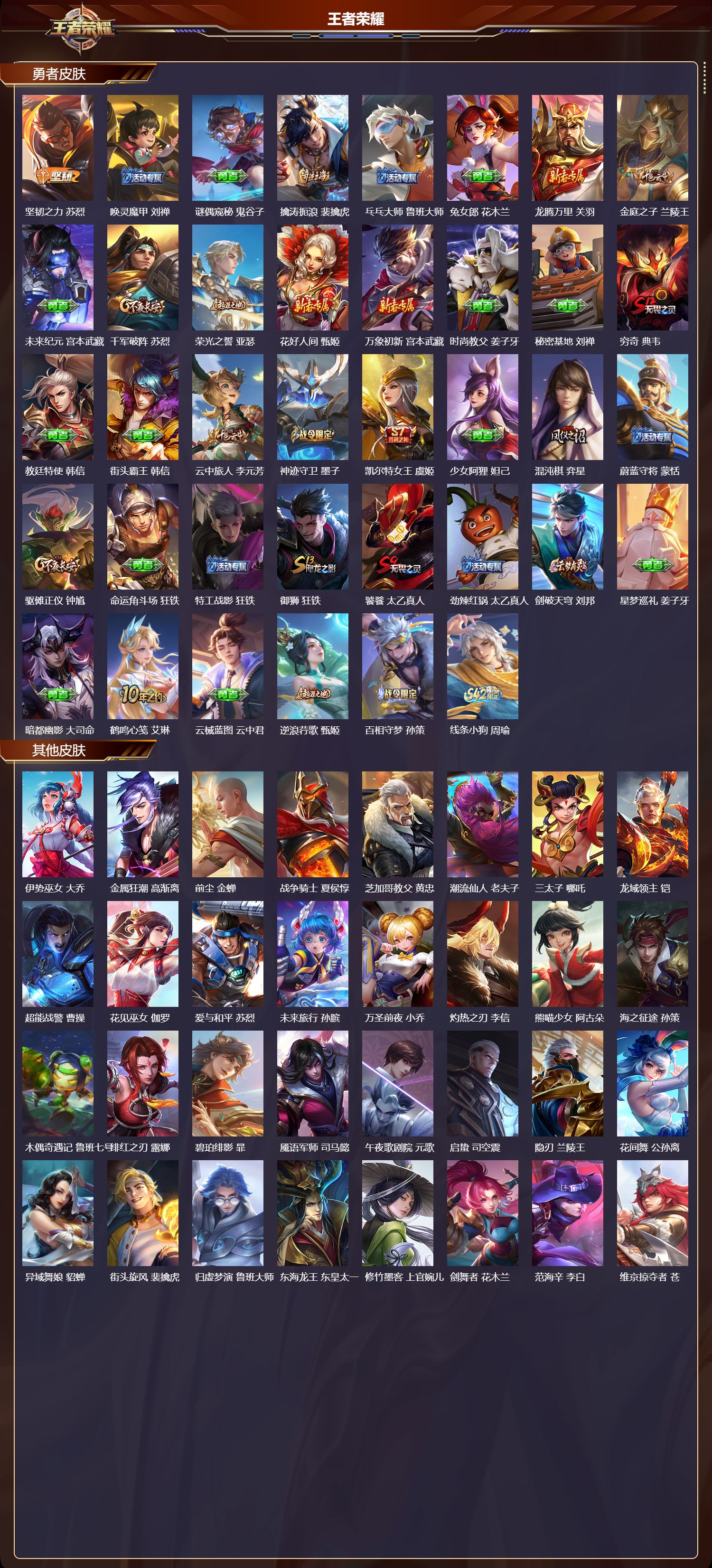 WZQM4198807王者荣耀账号详情图5