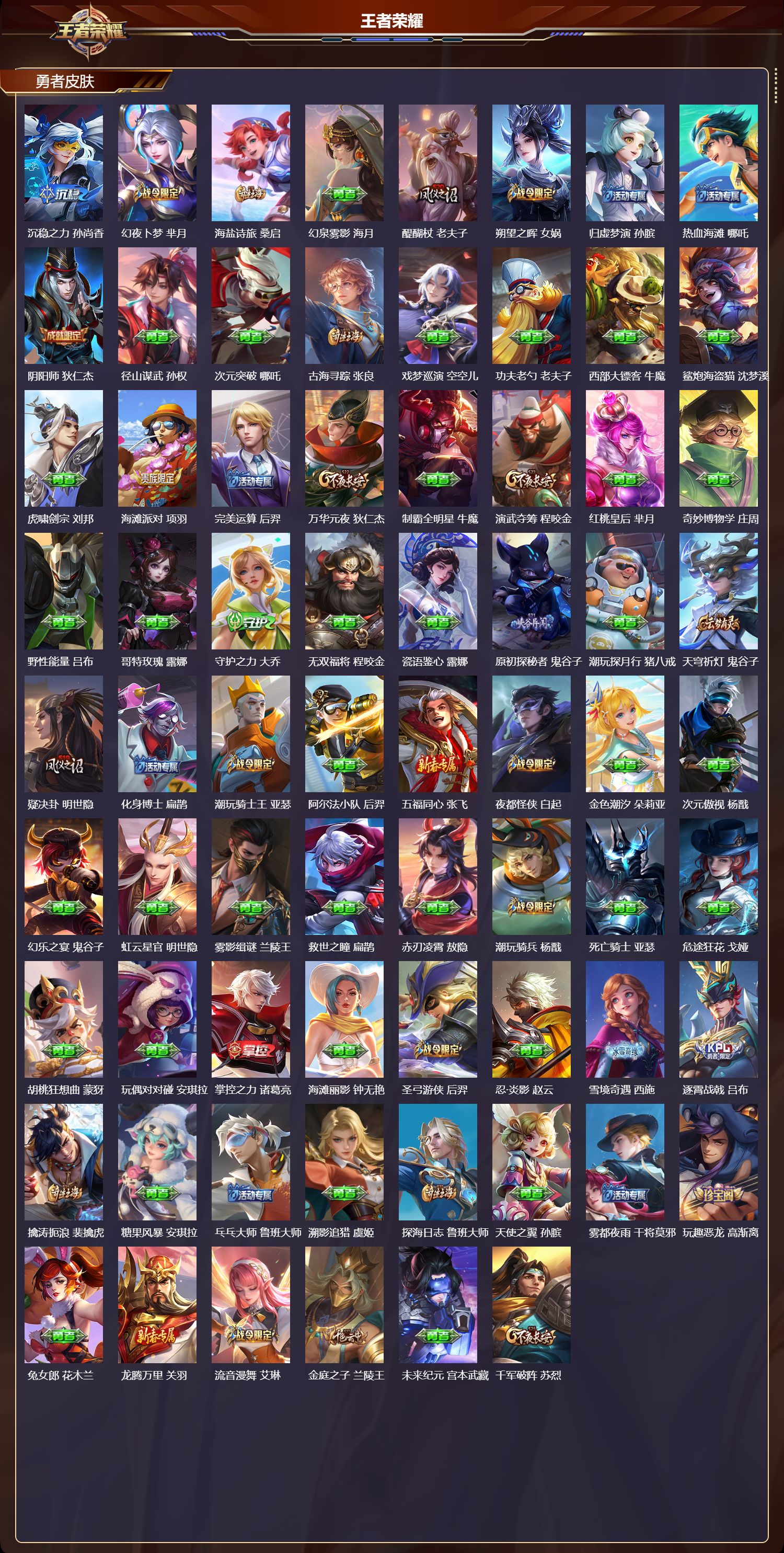 WZQM4198843王者荣耀账号详情图5