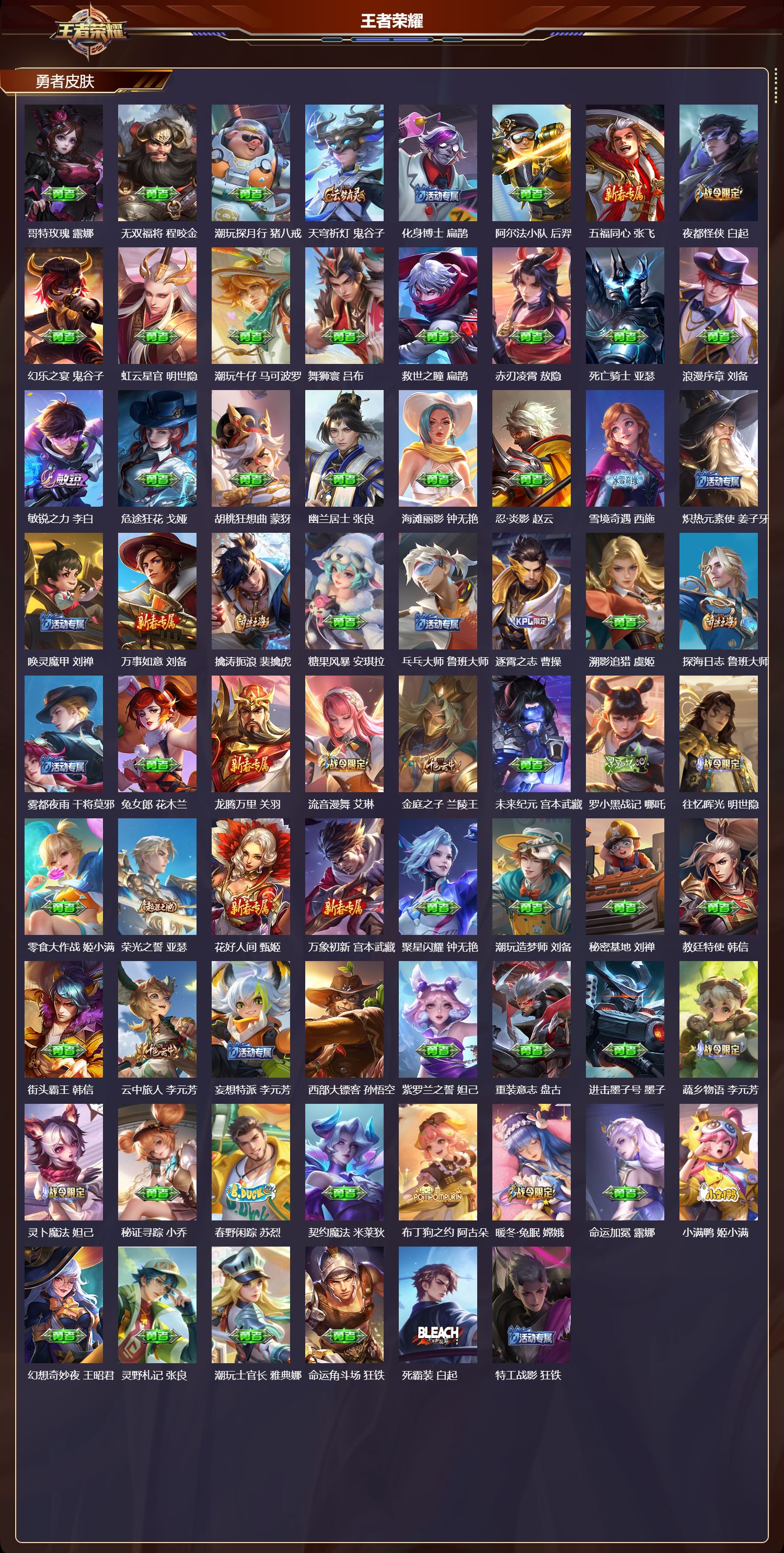 WZCMW4204455王者荣耀账号详情图8