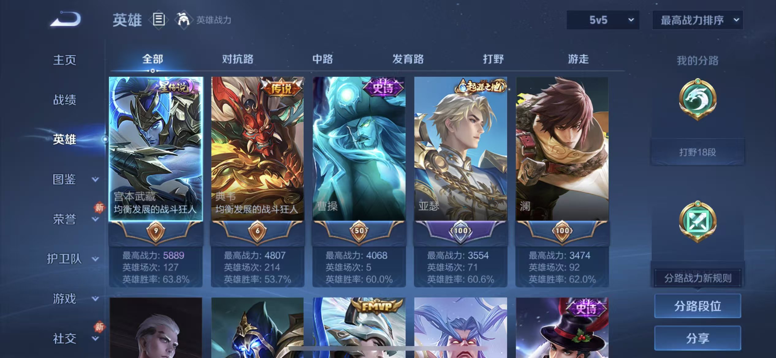 WZCMW4204450王者荣耀账号详情图5