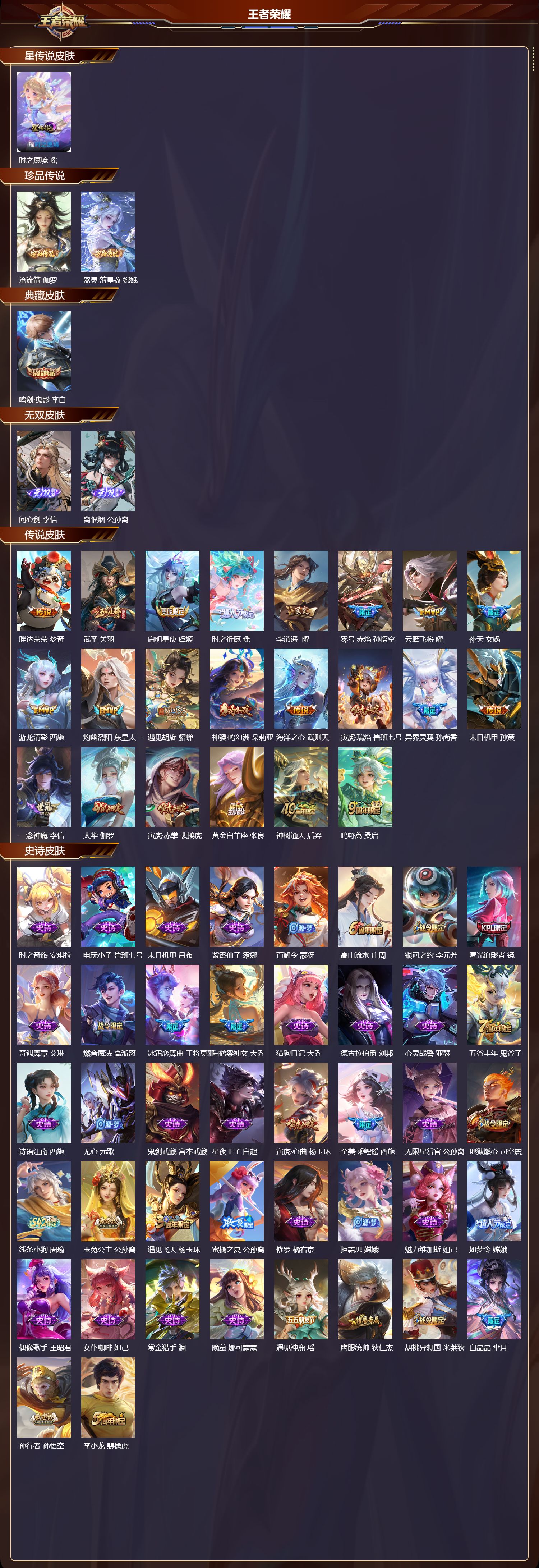 WZQM4198843王者荣耀账号详情图3