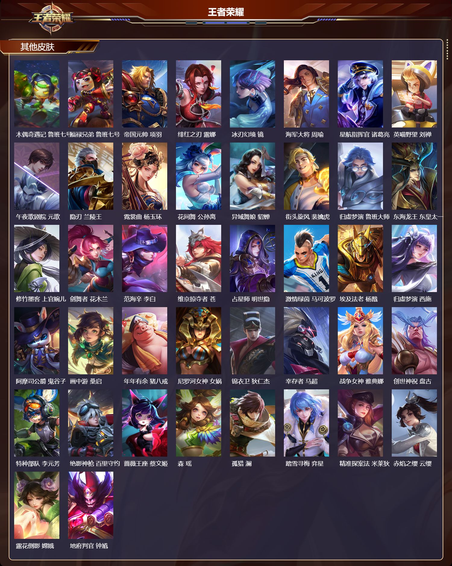 WZMK4200243王者荣耀账号详情图5