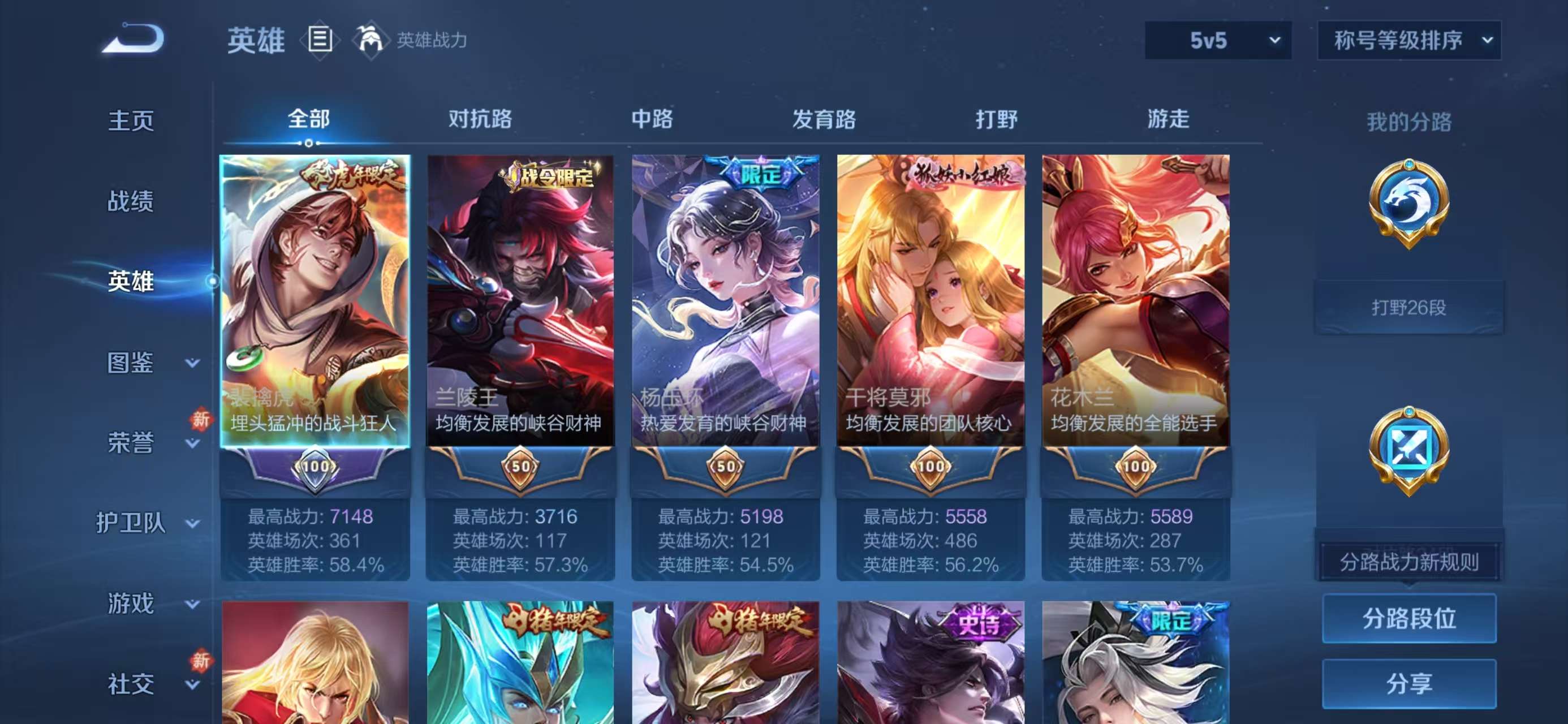 WZCMW4204455王者荣耀账号详情图4