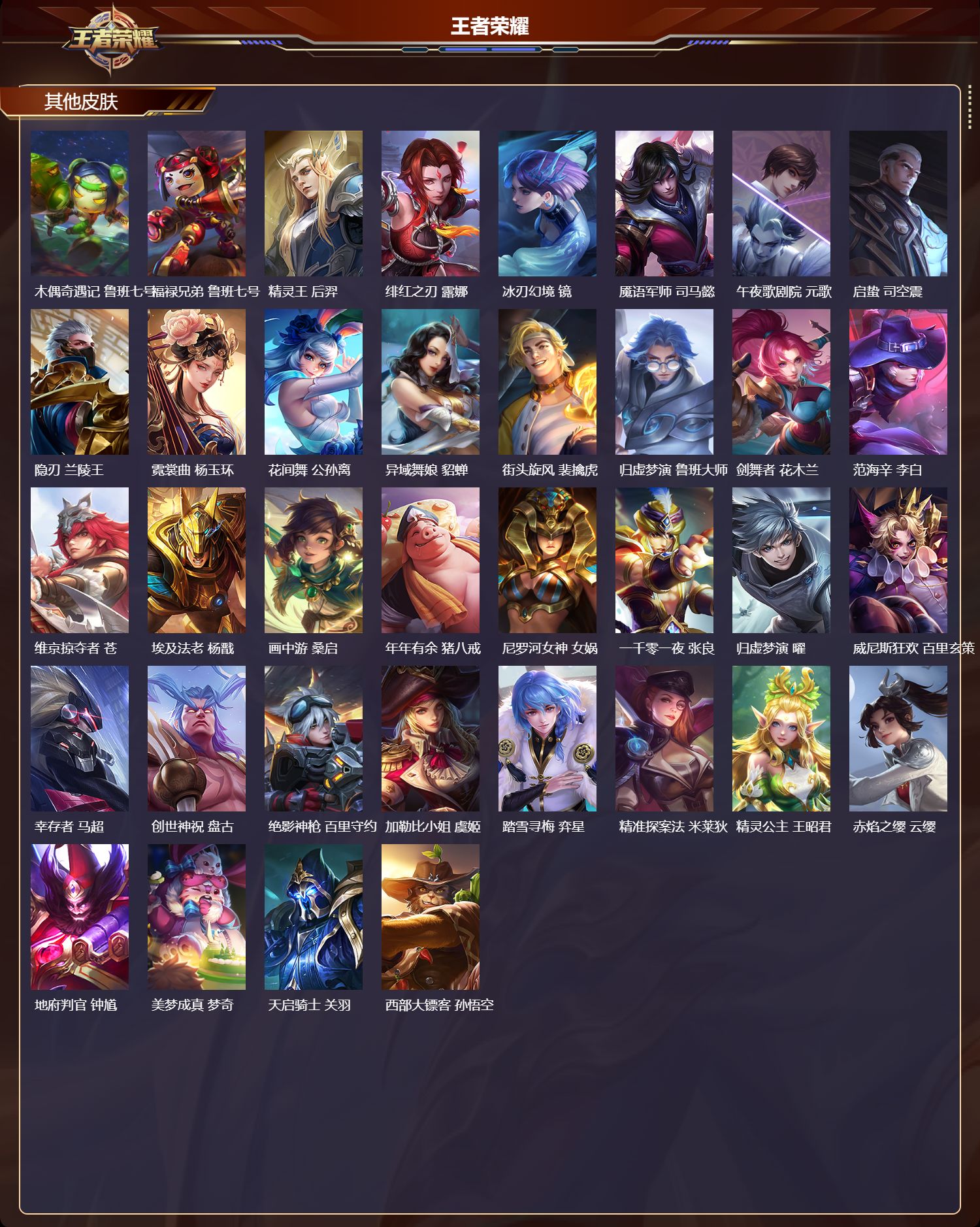 WZQM4198767王者荣耀账号详情图6