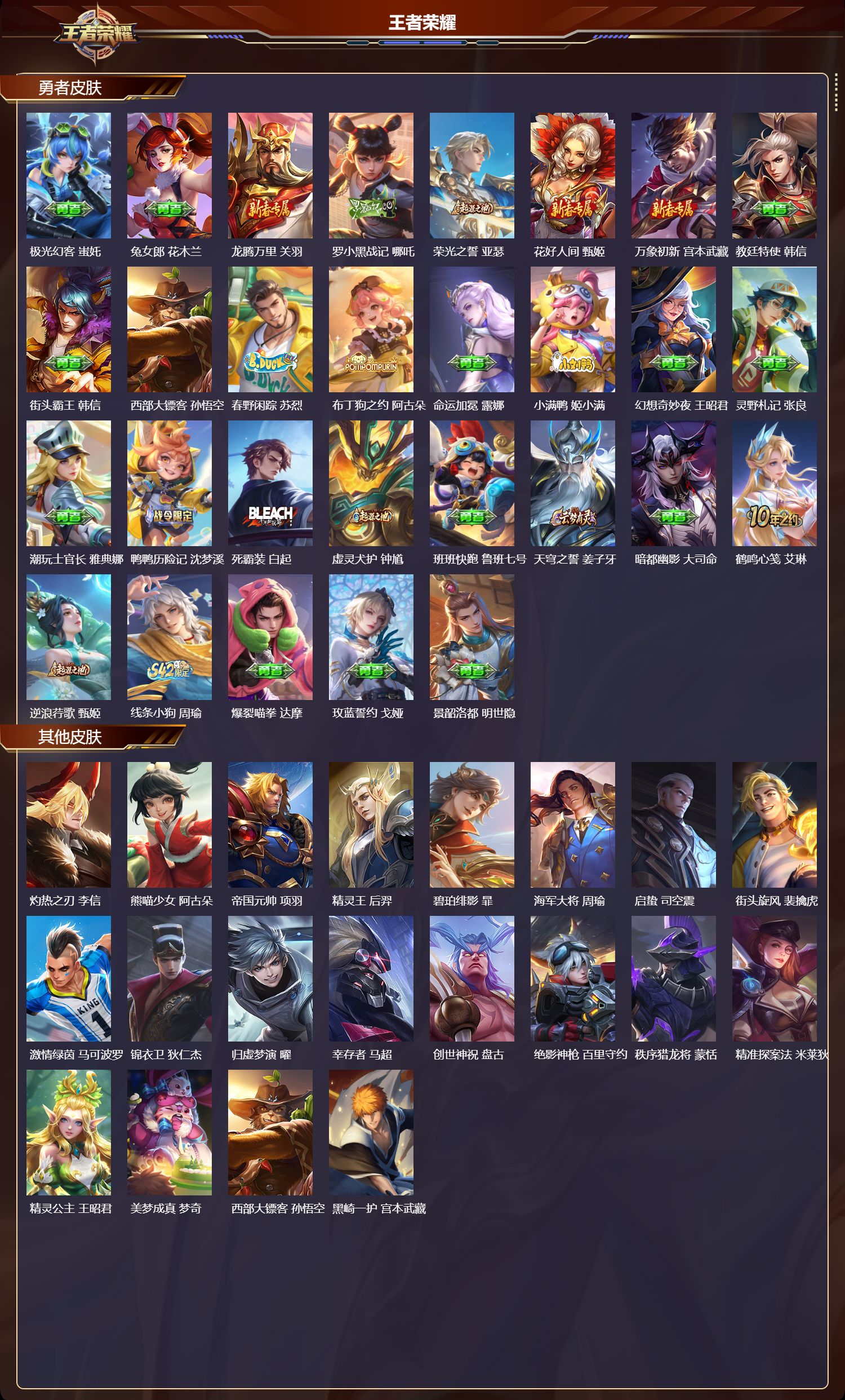 WZQM4198830王者荣耀账号详情图4