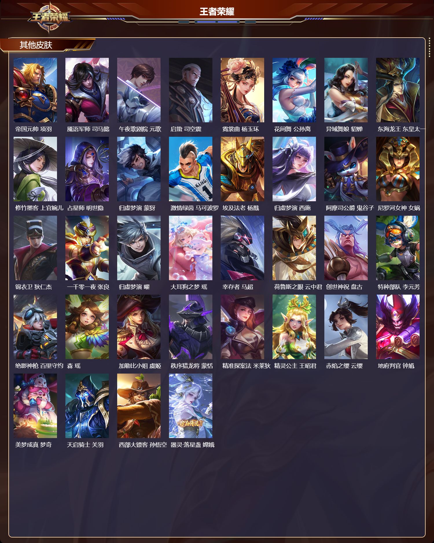 WZQM4198801王者荣耀账号详情图6