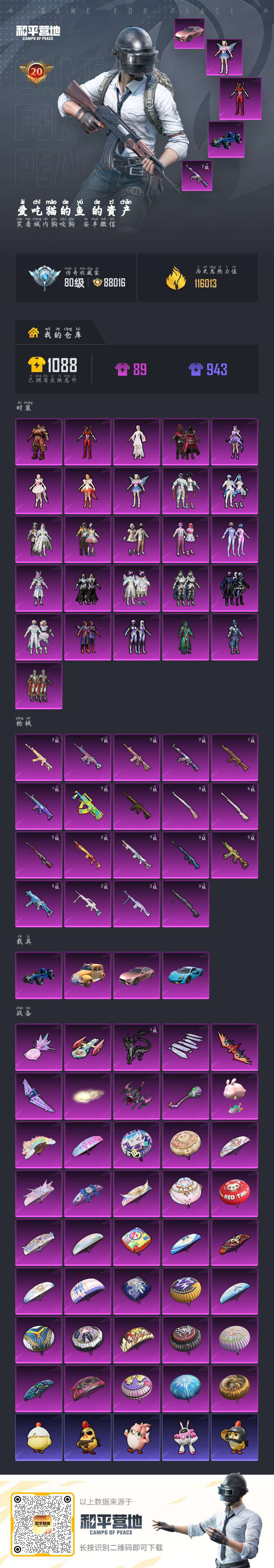 HPSJ4109111和平精英账号详情图2