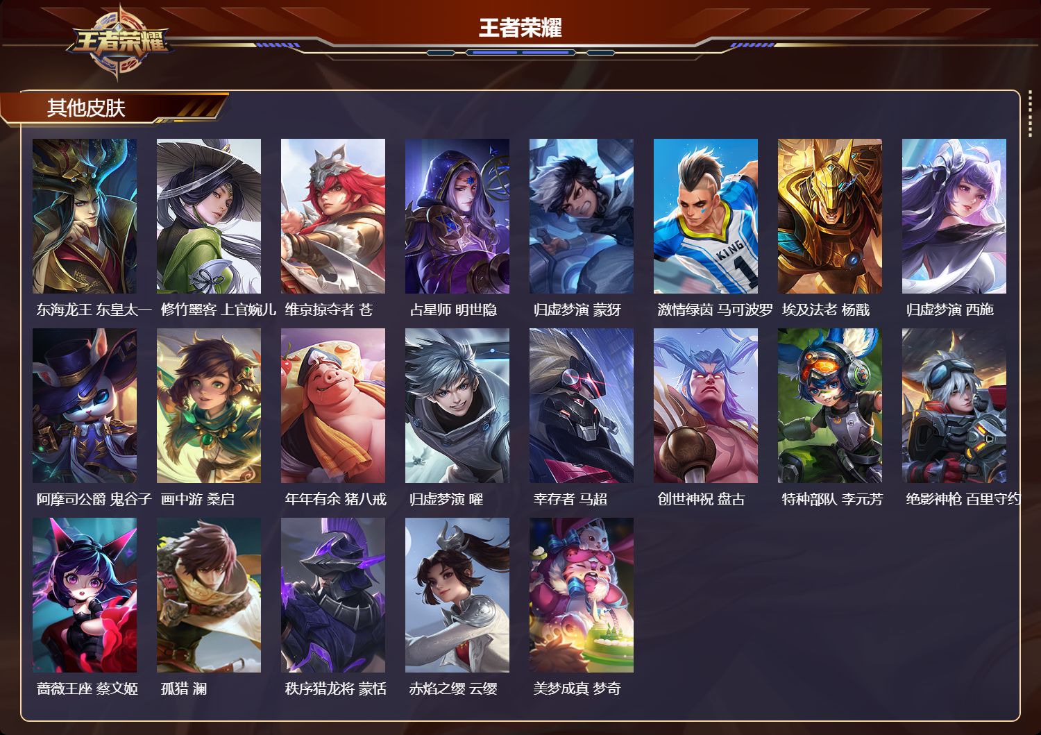 WZMMN4700400王者荣耀账号详情图6
