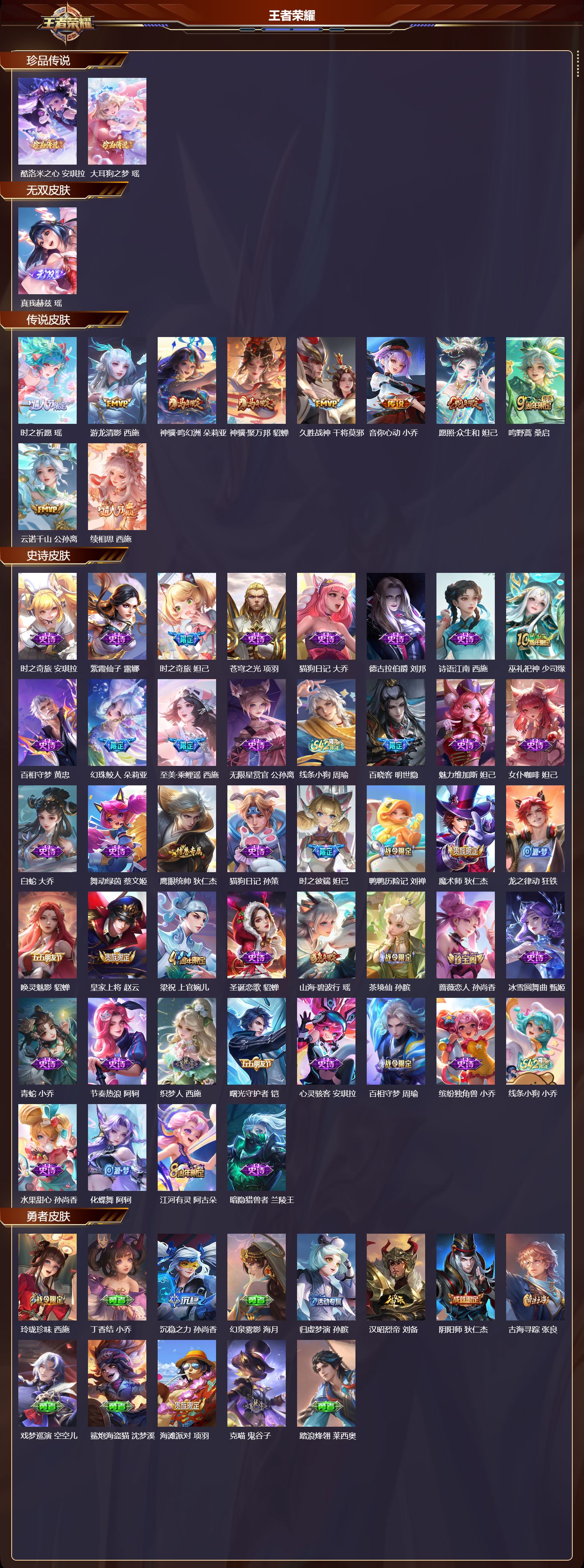 WZCMW4198438王者荣耀账号详情图19