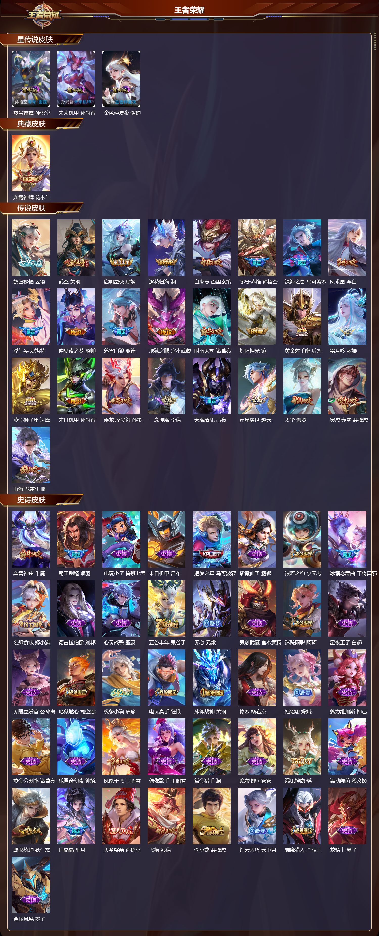 WZQM4198817王者荣耀账号详情图3