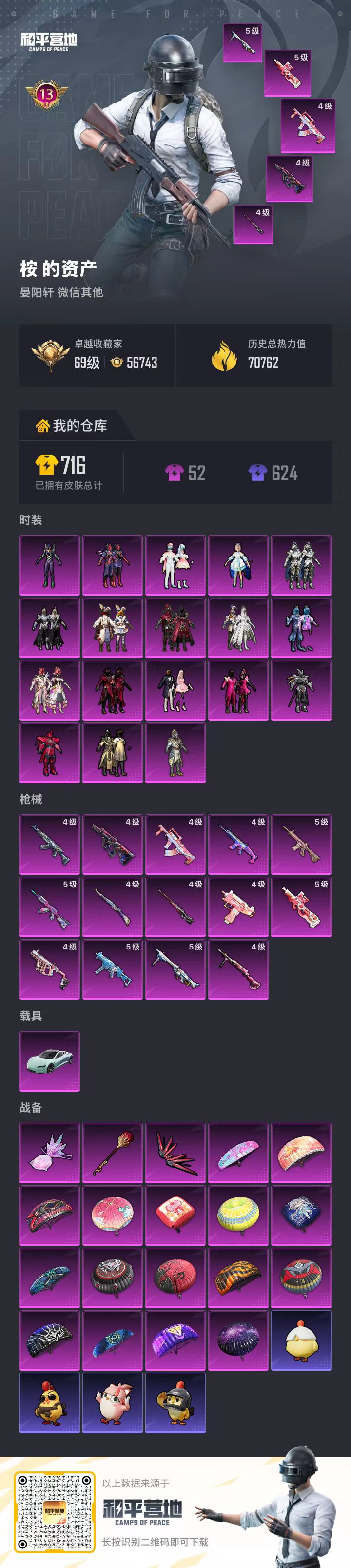 HPSJ4109400和平精英账号详情图2 HPSJ4109400和平精英账号详情图2