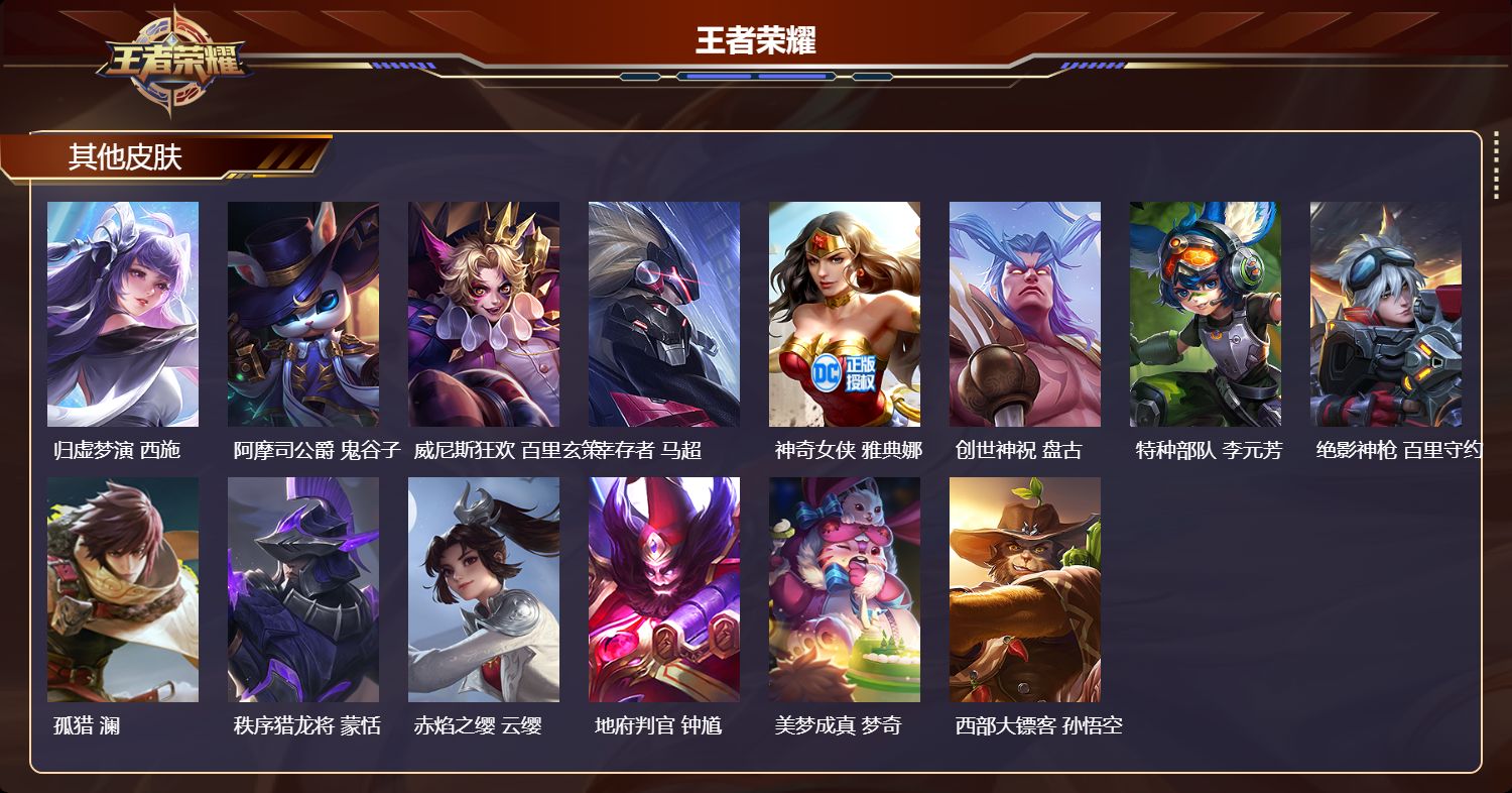 WZQM4270500王者荣耀账号详情图5