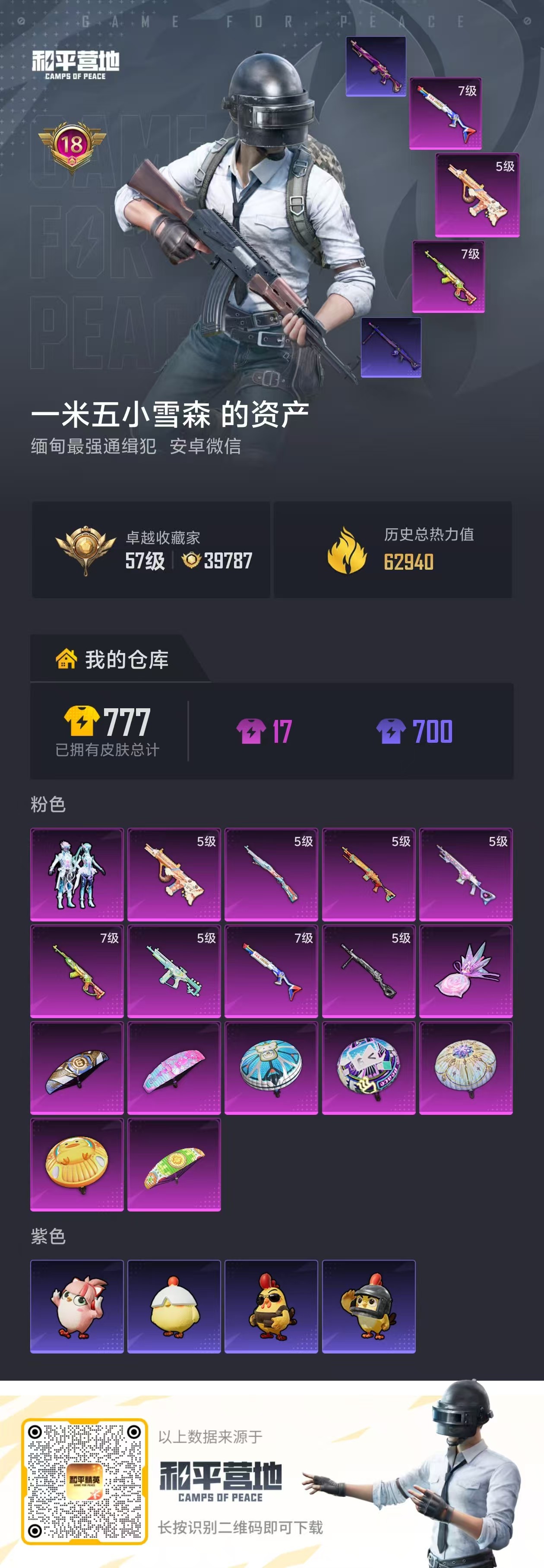 HPSJ4151067和平精英账号详情图2