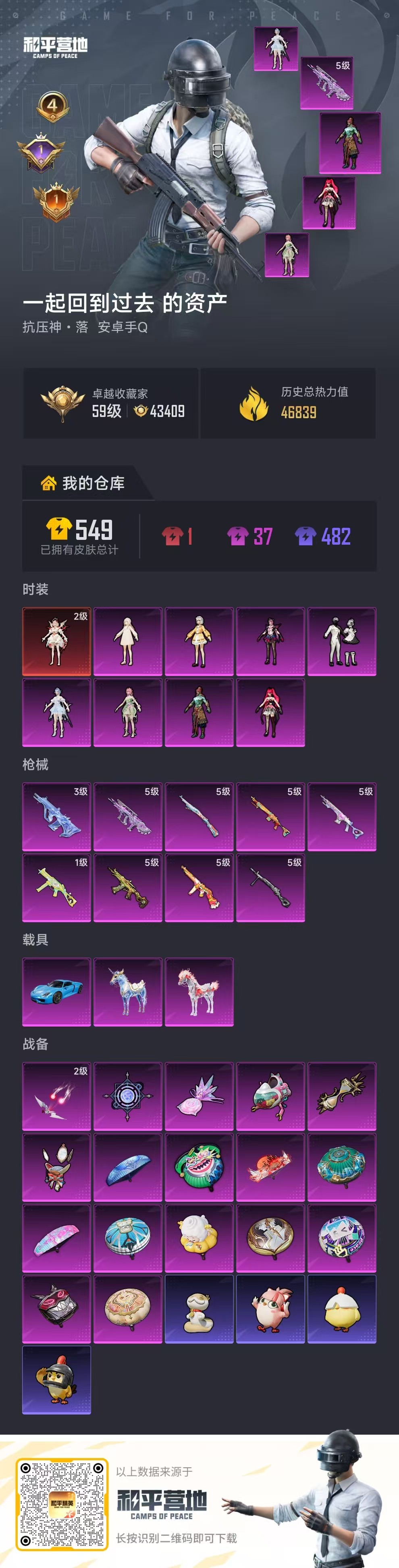 HPSJ4150898和平精英账号详情图2