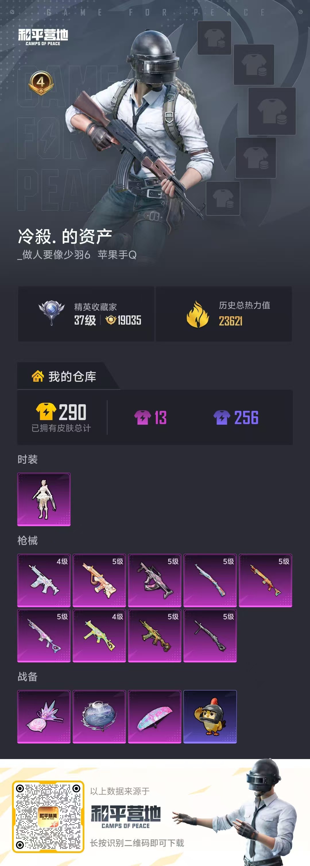 HPSJ4150912和平精英账号详情图2