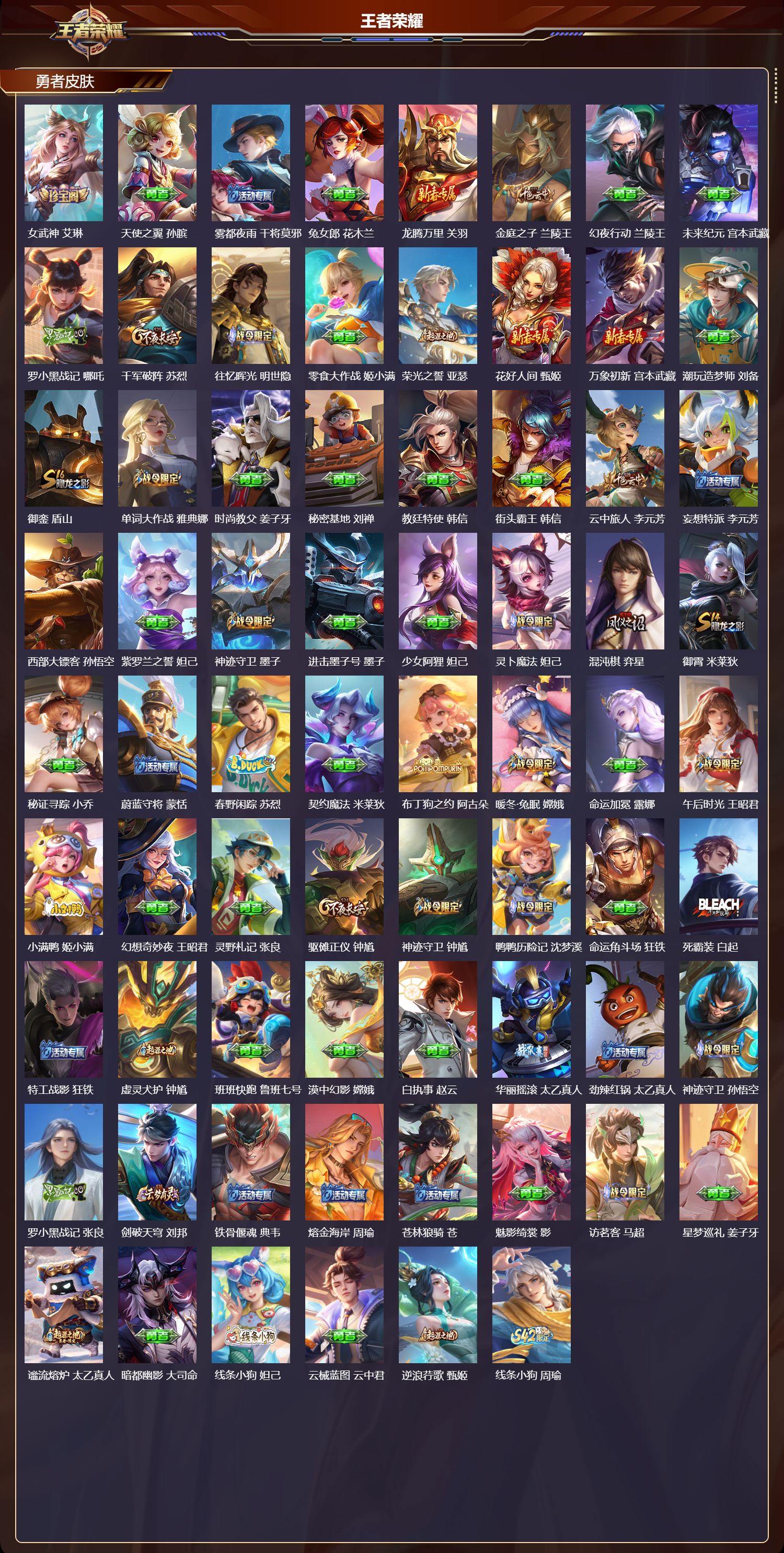 WZLX4272261王者荣耀账号详情图7