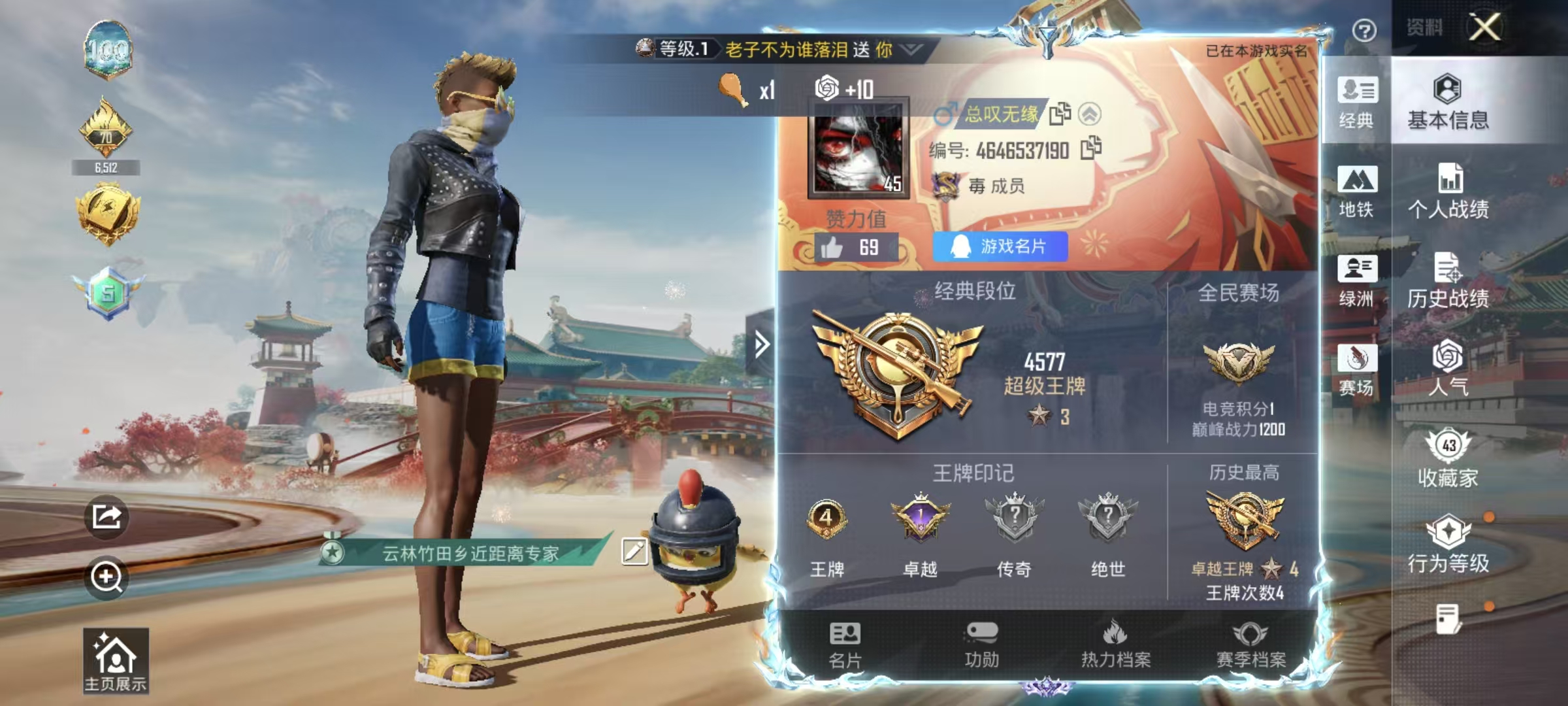 HPSJ4150931和平精英账号详情图3 HPSJ4150931和平精英账号详情图3