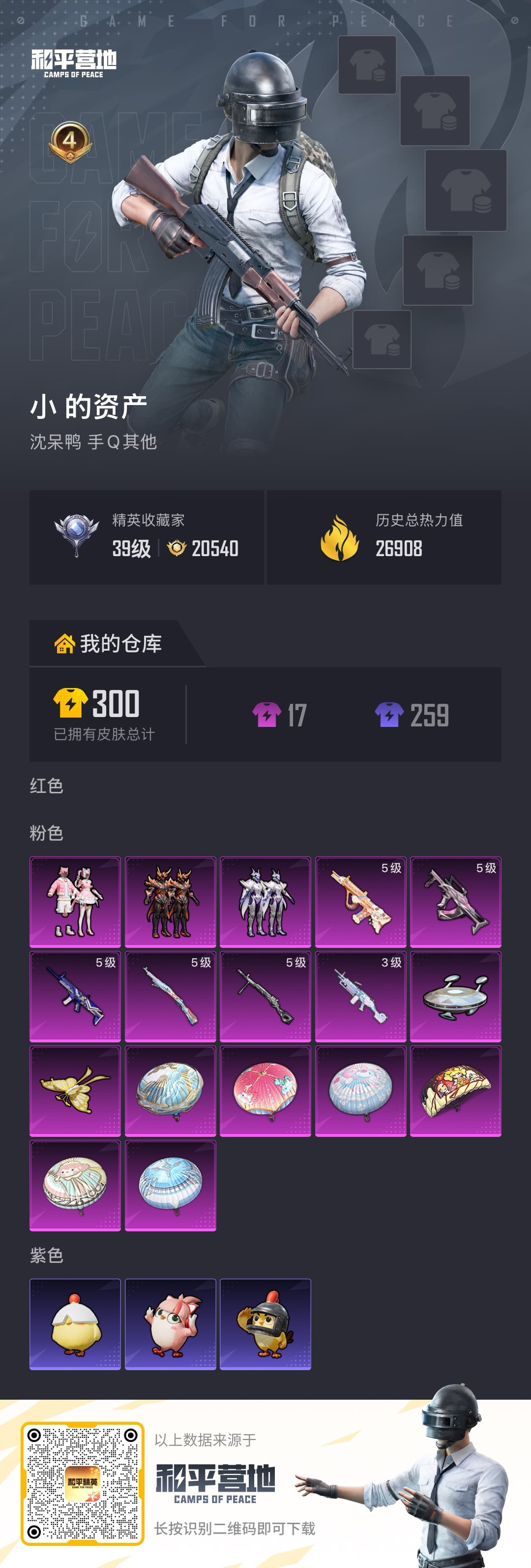 HPSJ4151023和平精英账号详情图2