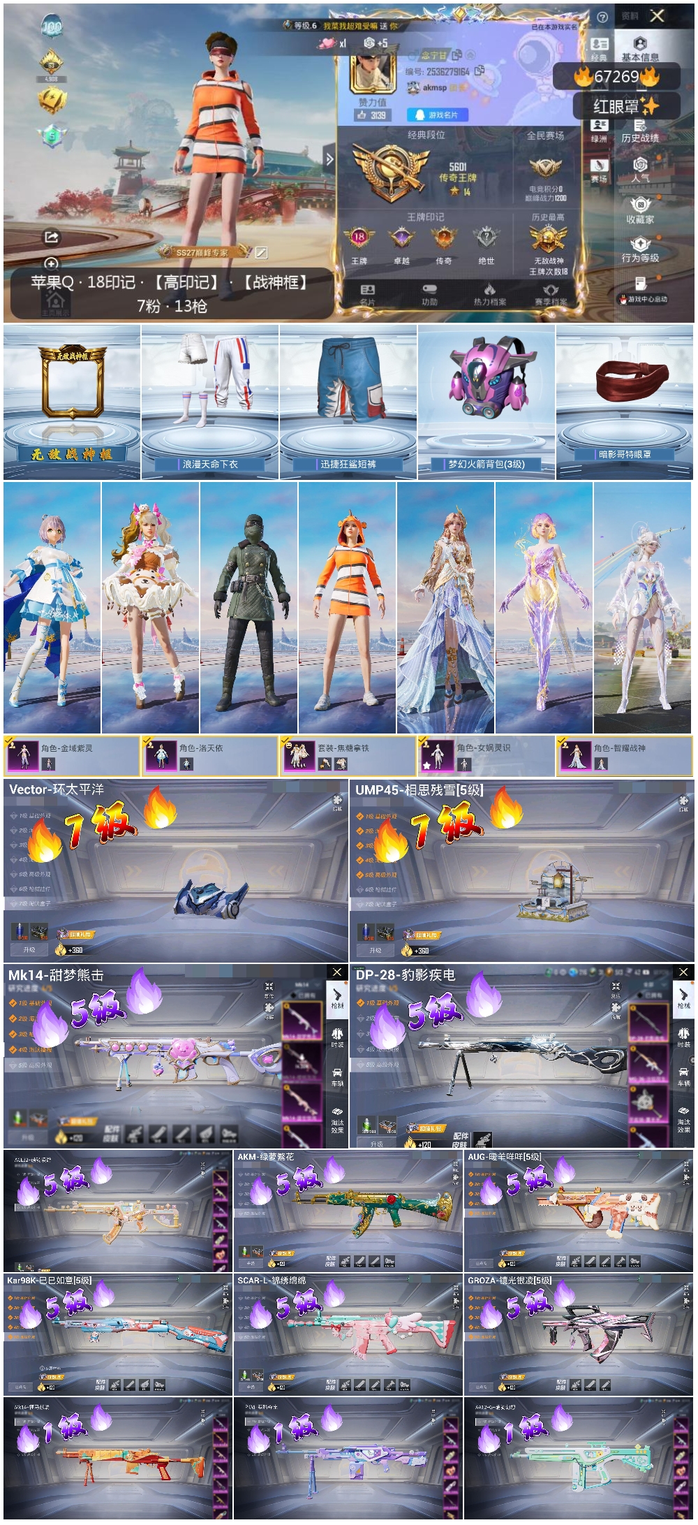 HPSJ4150817和平精英账号详情图4