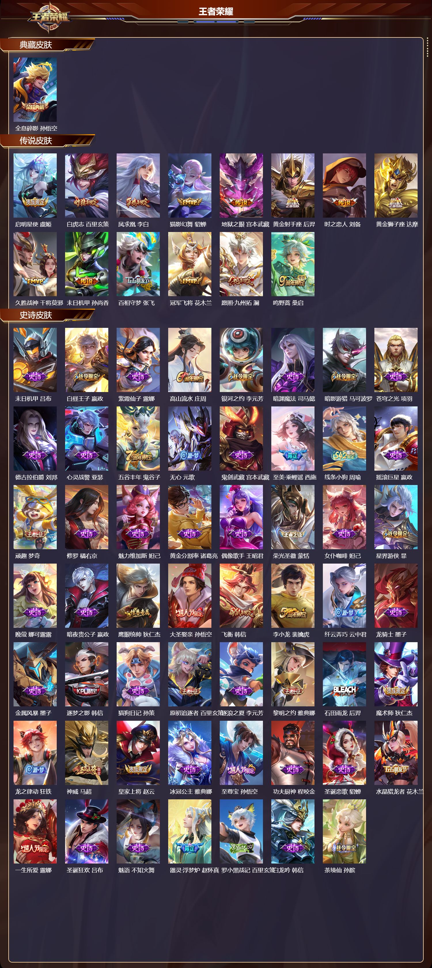 WZCMW4291052王者荣耀账号详情图5