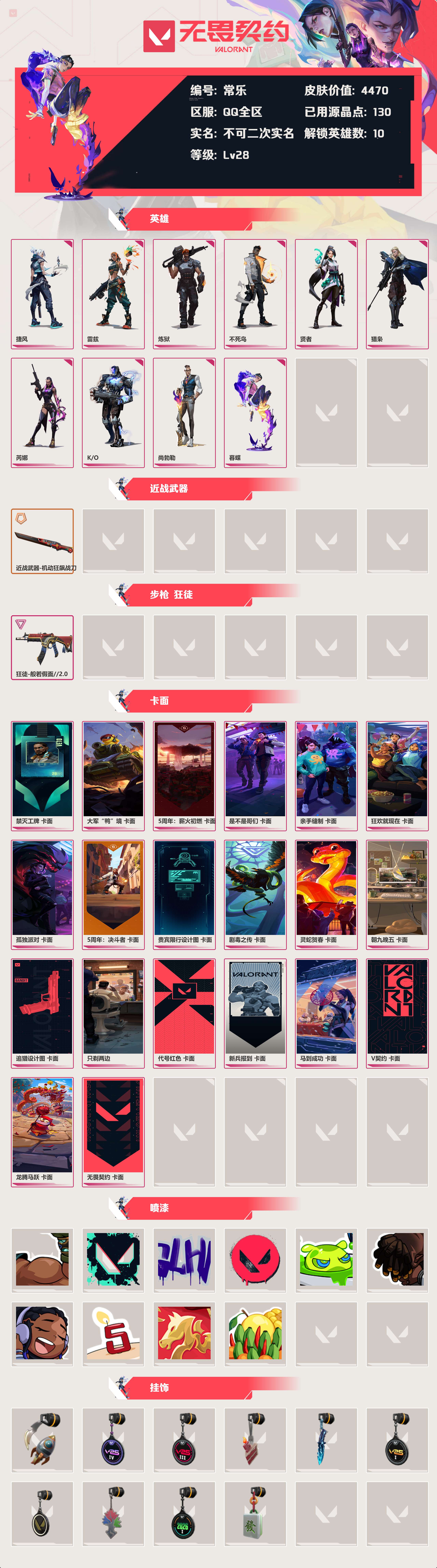 WWQLX426085无畏契约账号详情图2