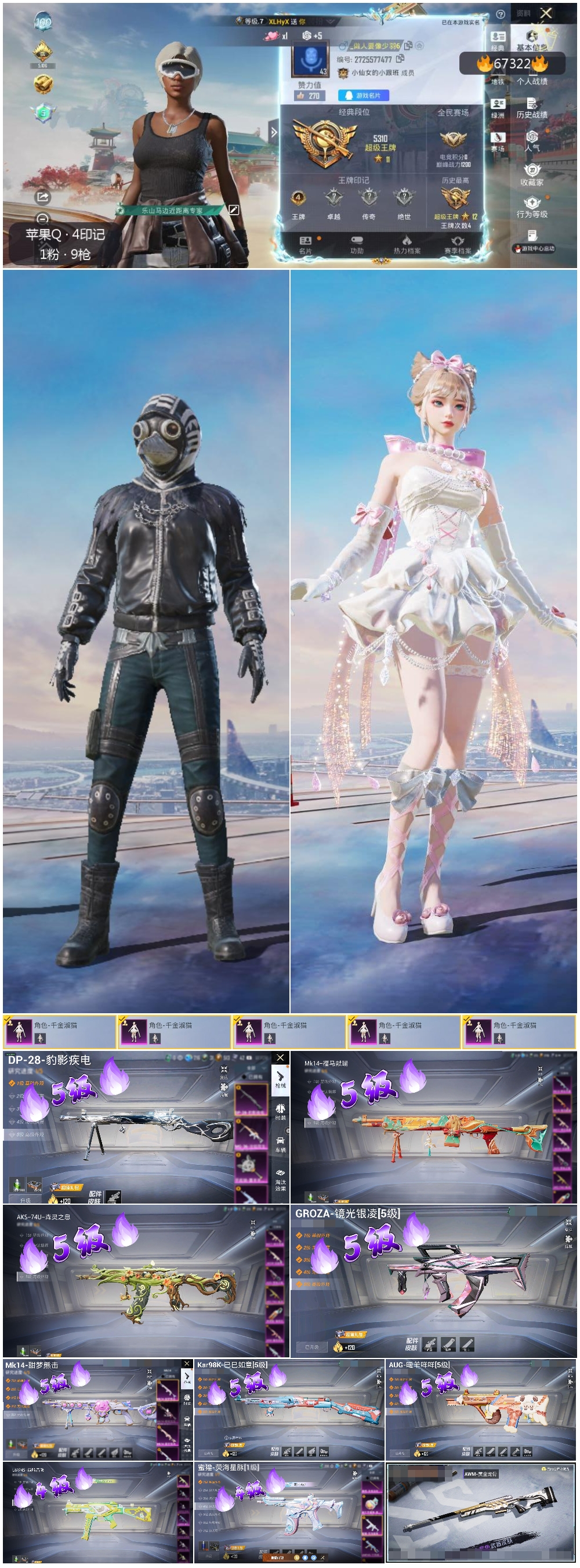 HPSJ4150912和平精英账号详情图4