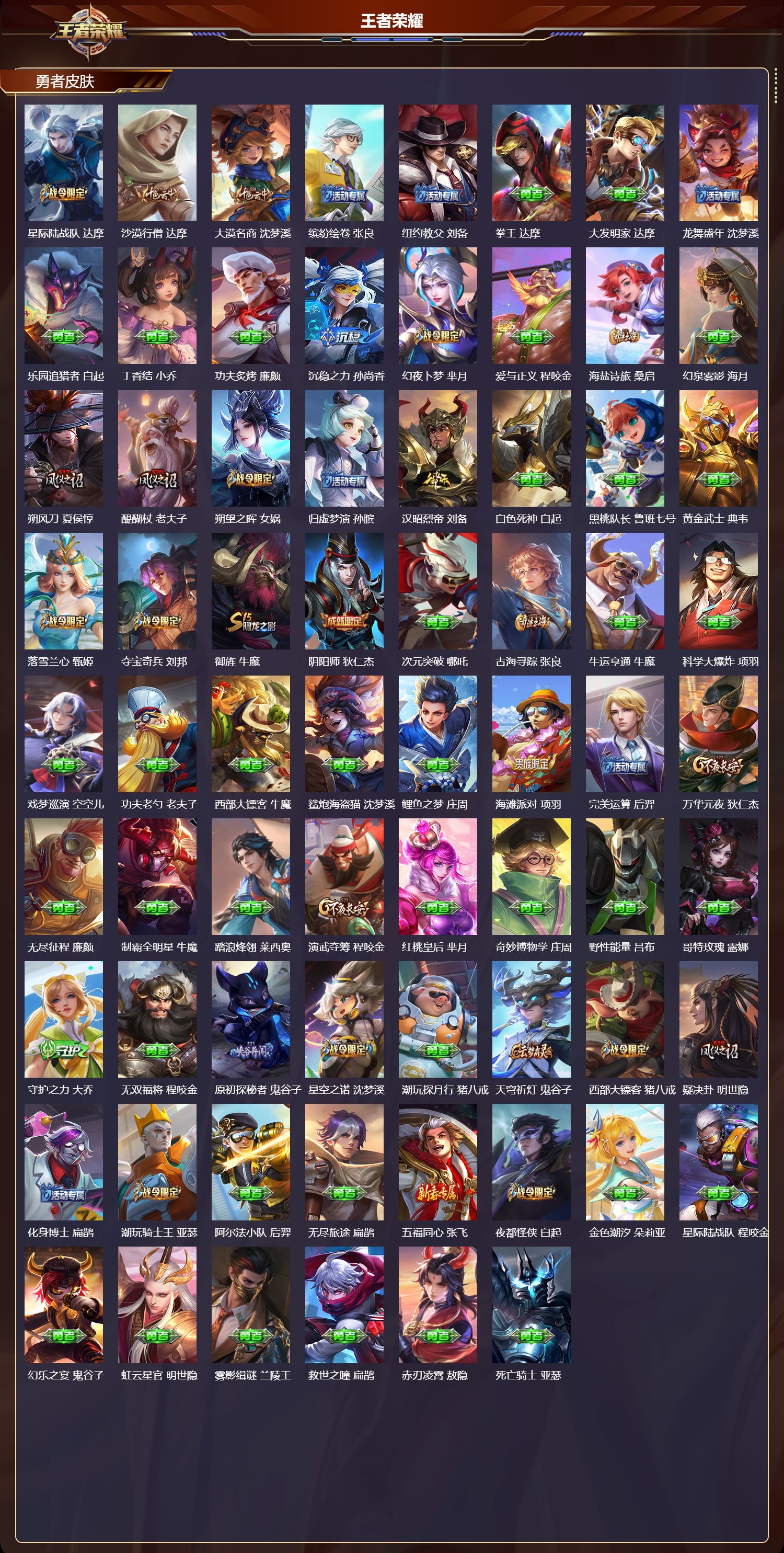 WZCMW4291169王者荣耀账号详情图9