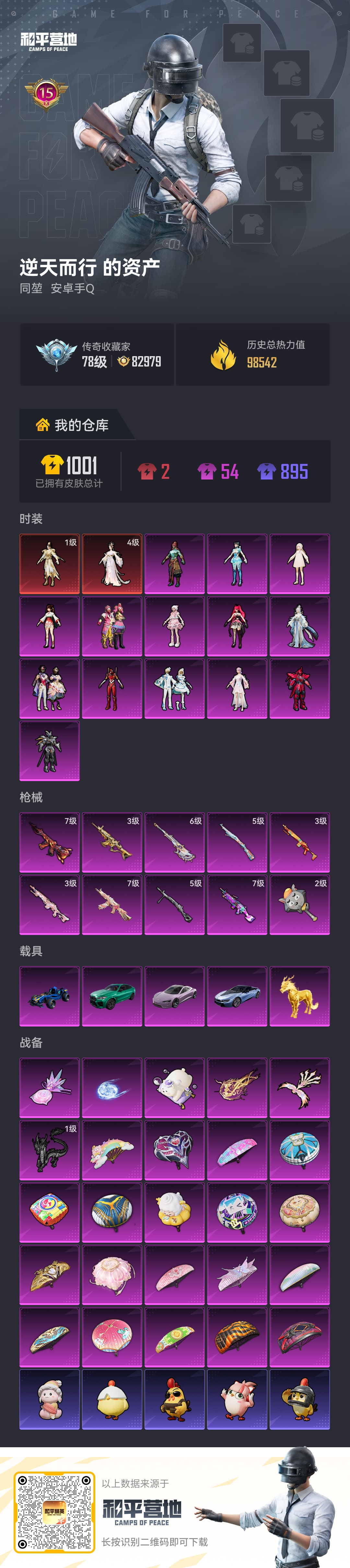 HPSJ4150916和平精英账号详情图2