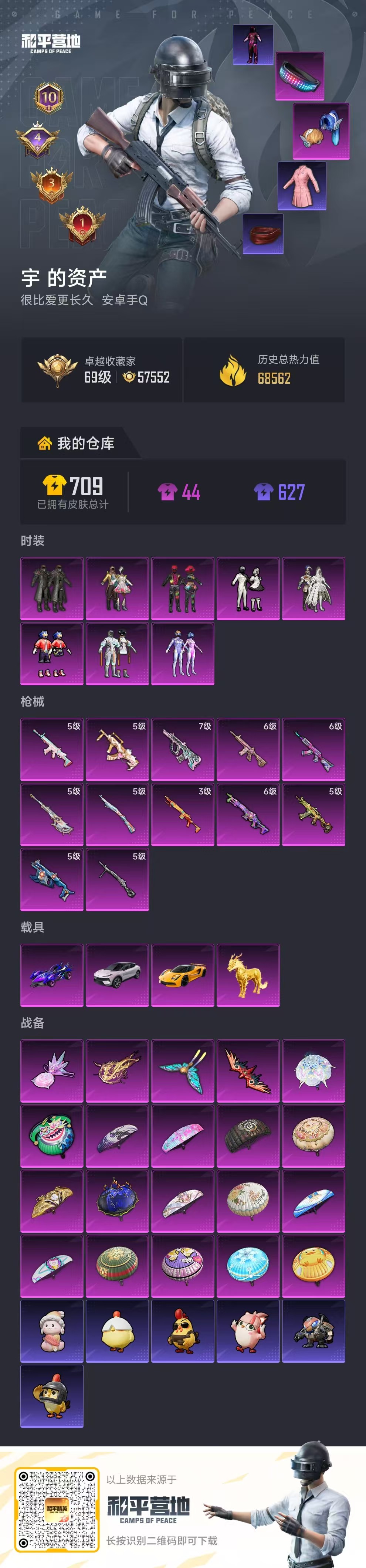 HPSJ4150727和平精英账号详情图2 HPSJ4150727和平精英账号详情图2