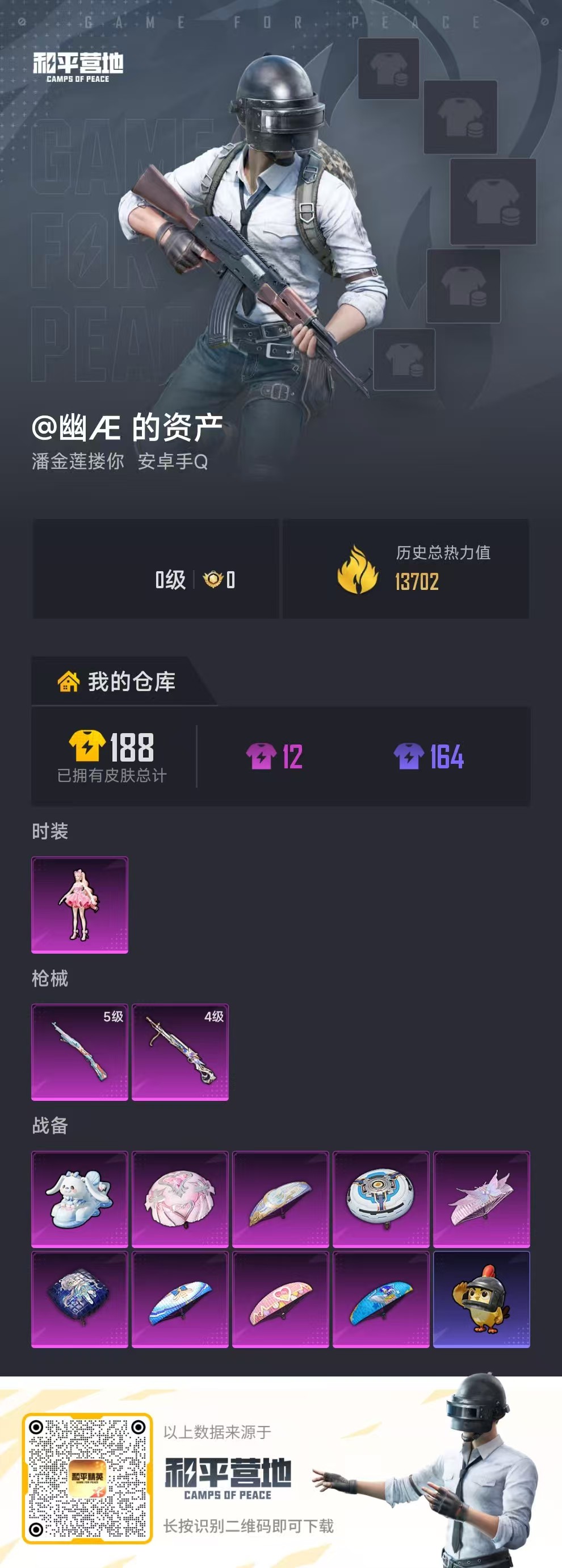 HPSJ4150881和平精英账号详情图2 HPSJ4150881和平精英账号详情图2