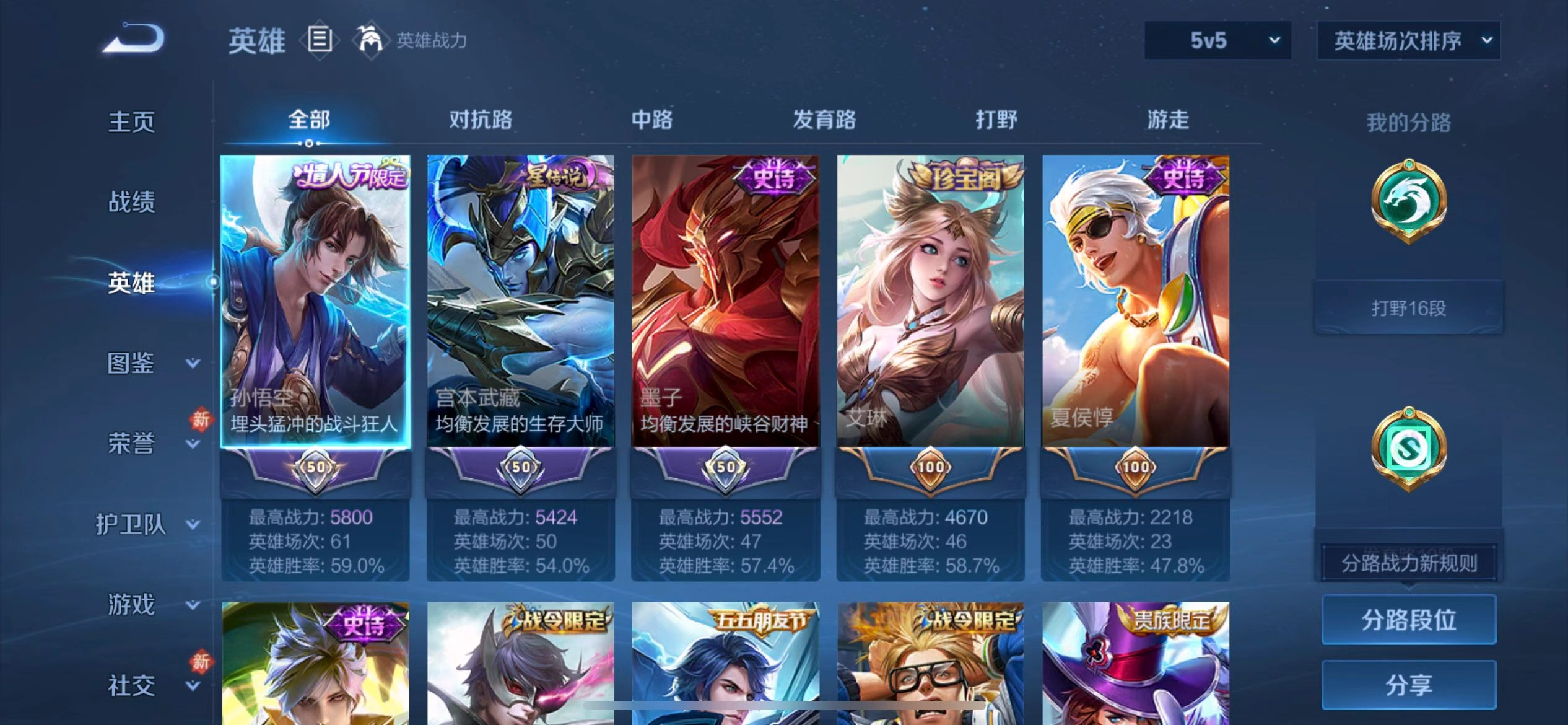 WZCMW4291027王者荣耀账号详情图4