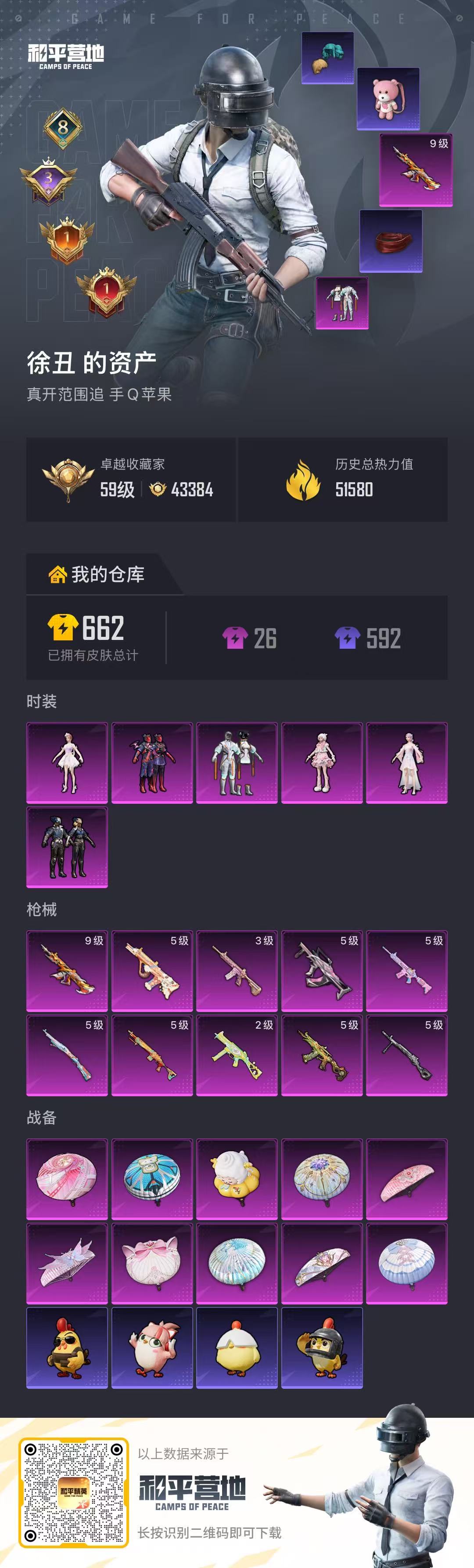 HPSJ4150989和平精英账号详情图2