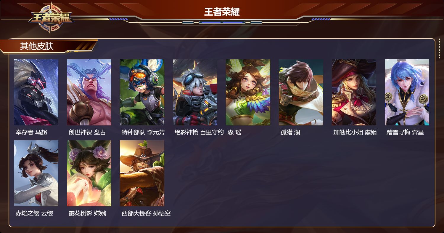 WZCMW4291312王者荣耀账号详情图8 WZCMW4291312王者荣耀账号详情图8