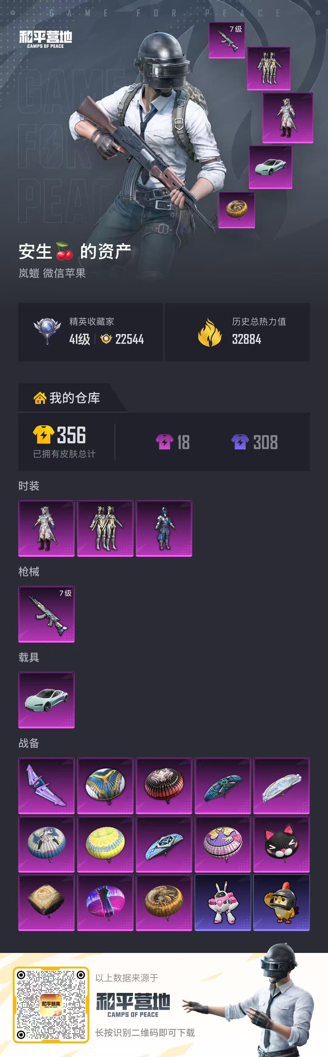 HPSJ4150891和平精英账号详情图2 HPSJ4150891和平精英账号详情图2