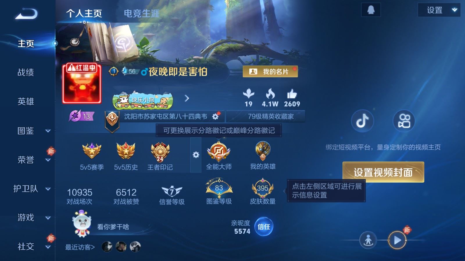 WZCMW4291497王者荣耀账号详情图1