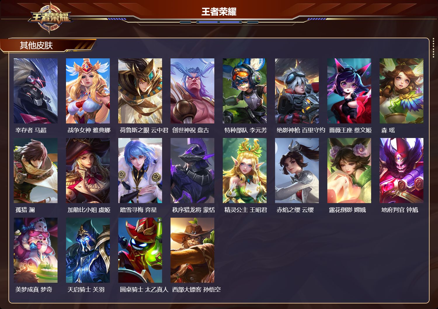 WZCMW4291078王者荣耀账号详情图9