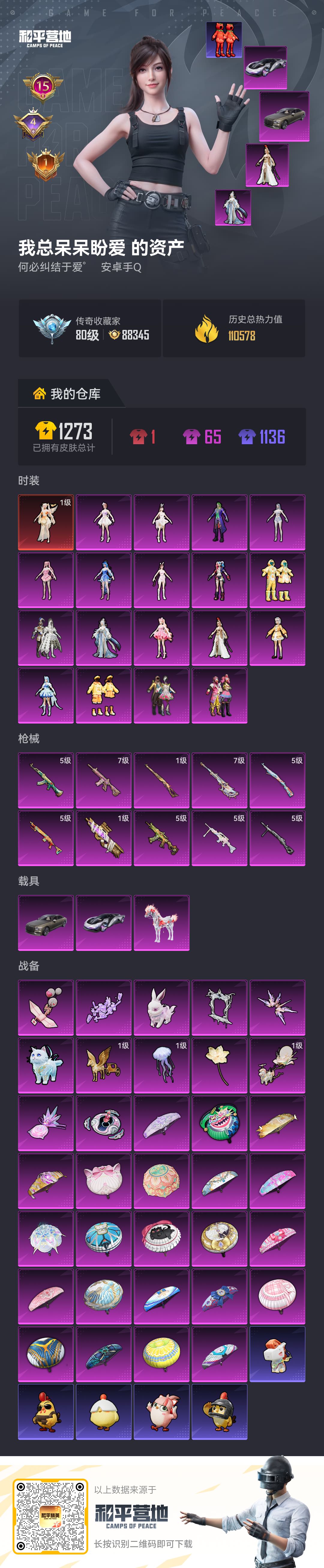 HPCMW4165561和平精英账号详情图1