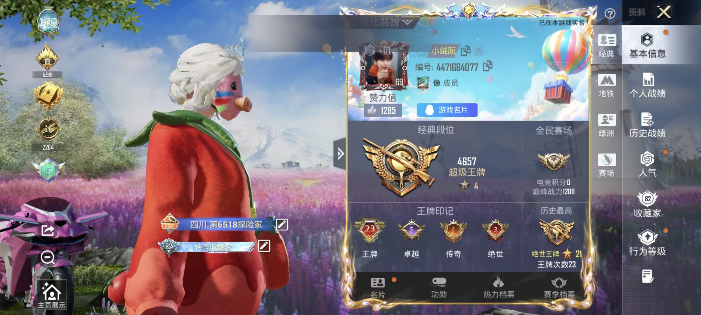 HPSJ4153047和平精英账号详情图3