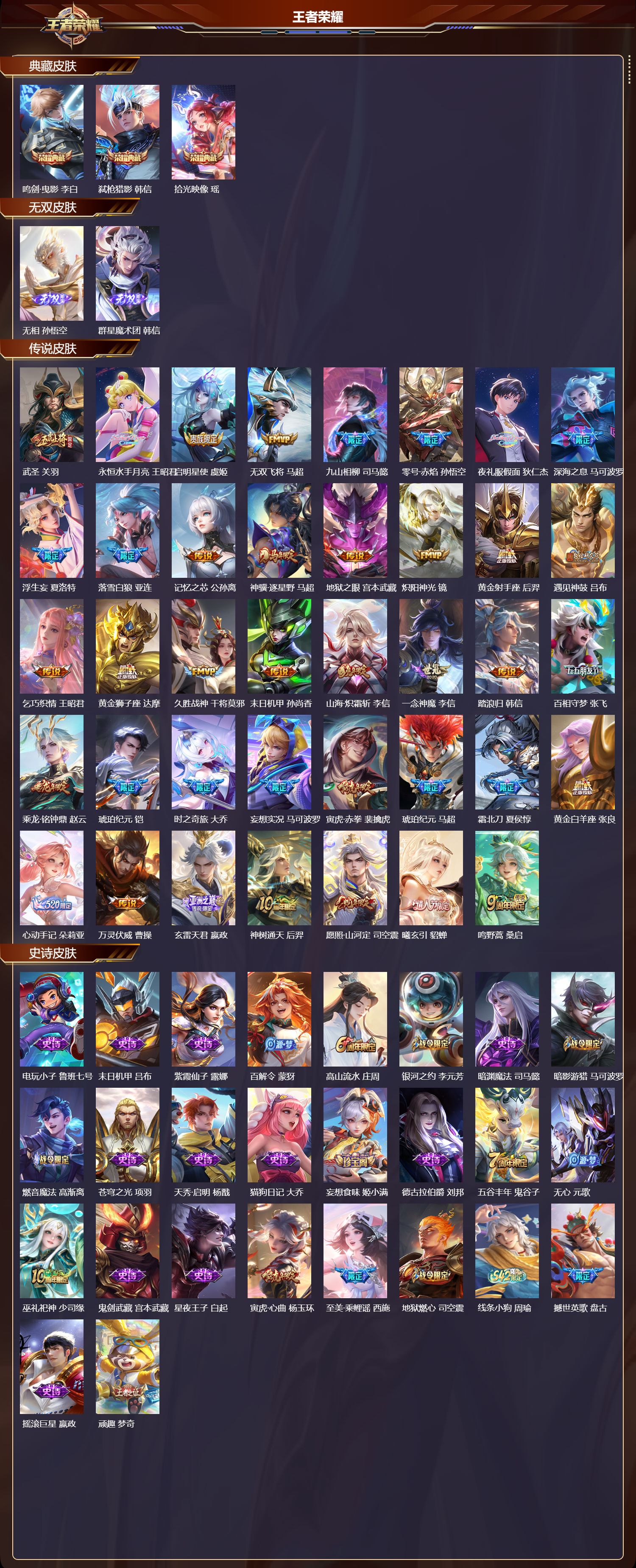 WZCMW4293483王者荣耀账号详情图5