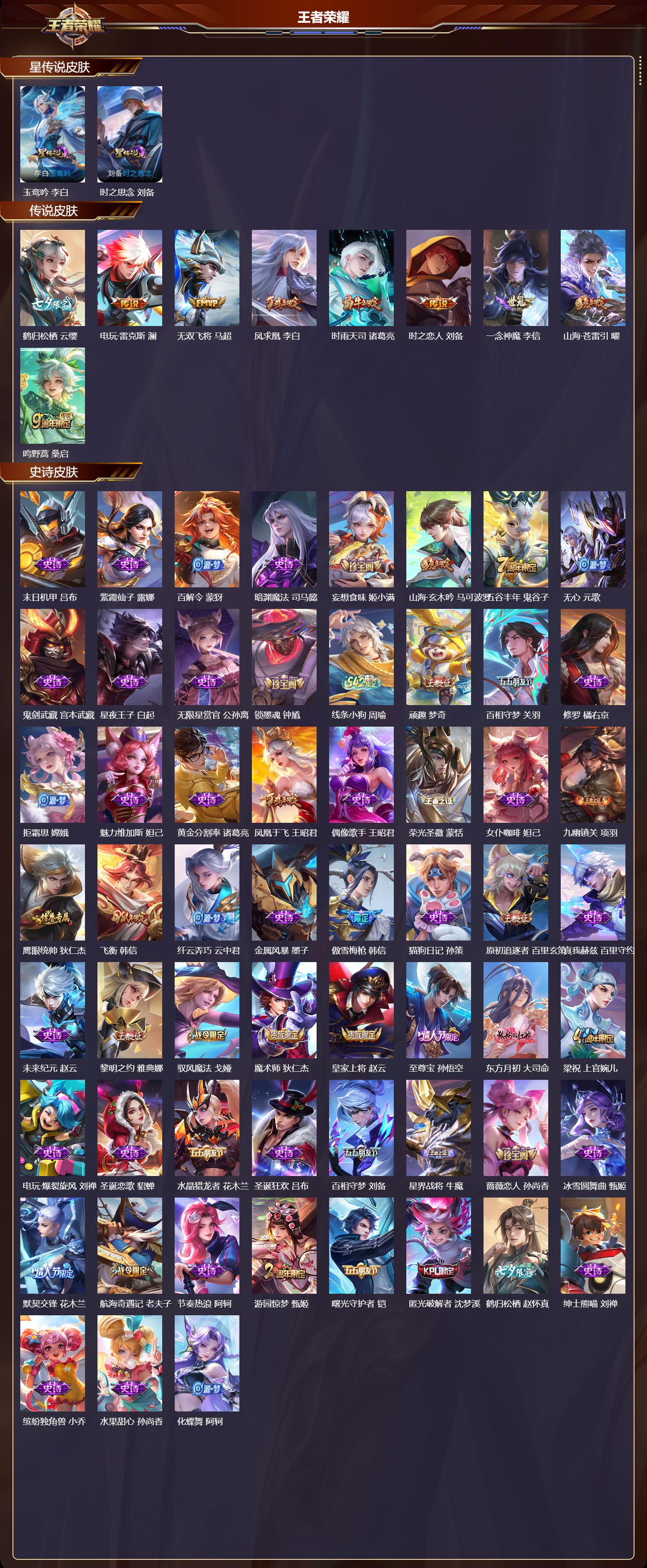 WZMK4270702王者荣耀账号详情图2 WZMK4270702王者荣耀账号详情图2