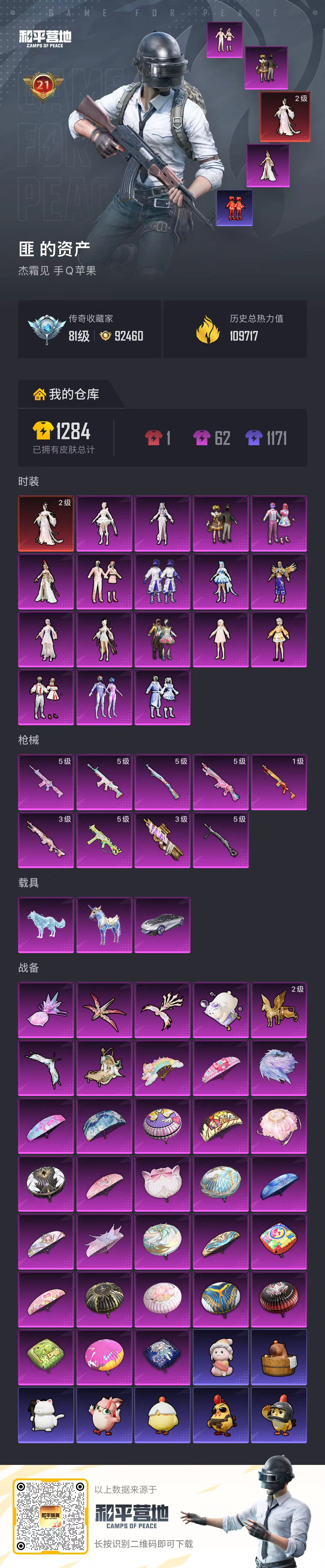 HPSJ4152963和平精英账号详情图2