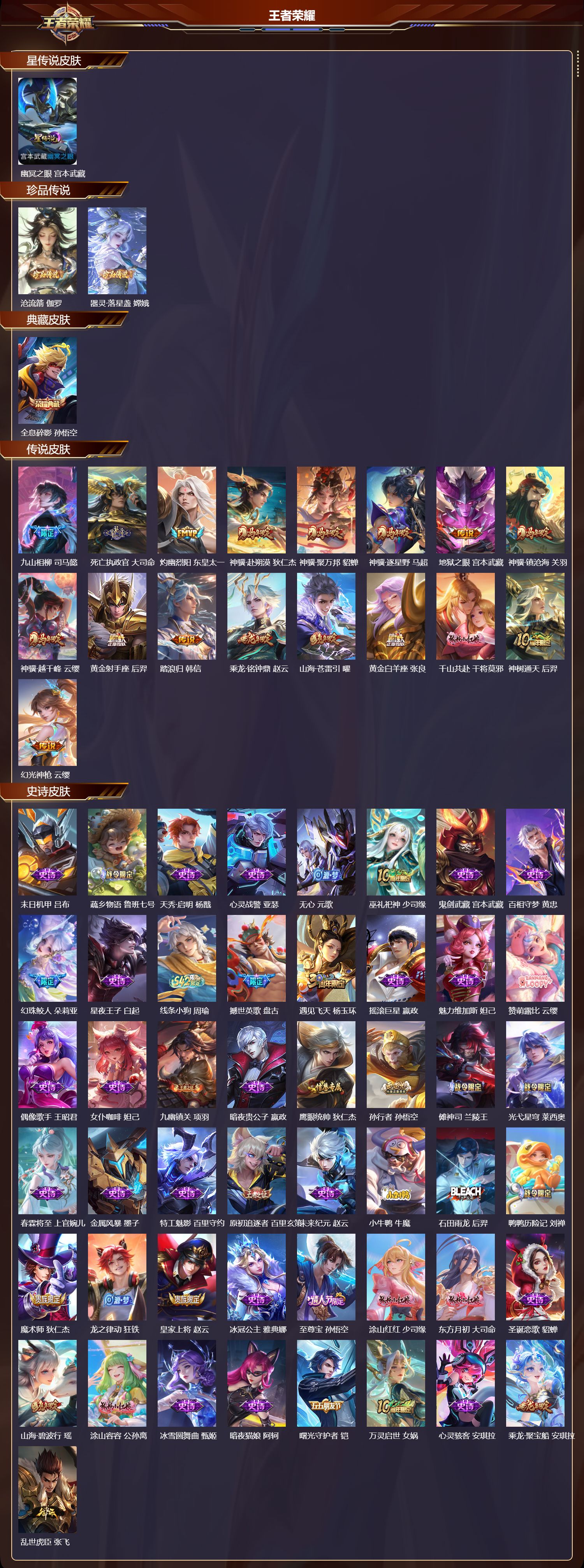 WZQM4270908王者荣耀账号详情图2 WZQM4270908王者荣耀账号详情图2